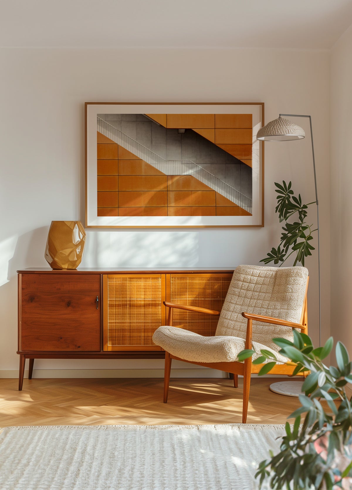 Oranžās diagonālās kāpnes