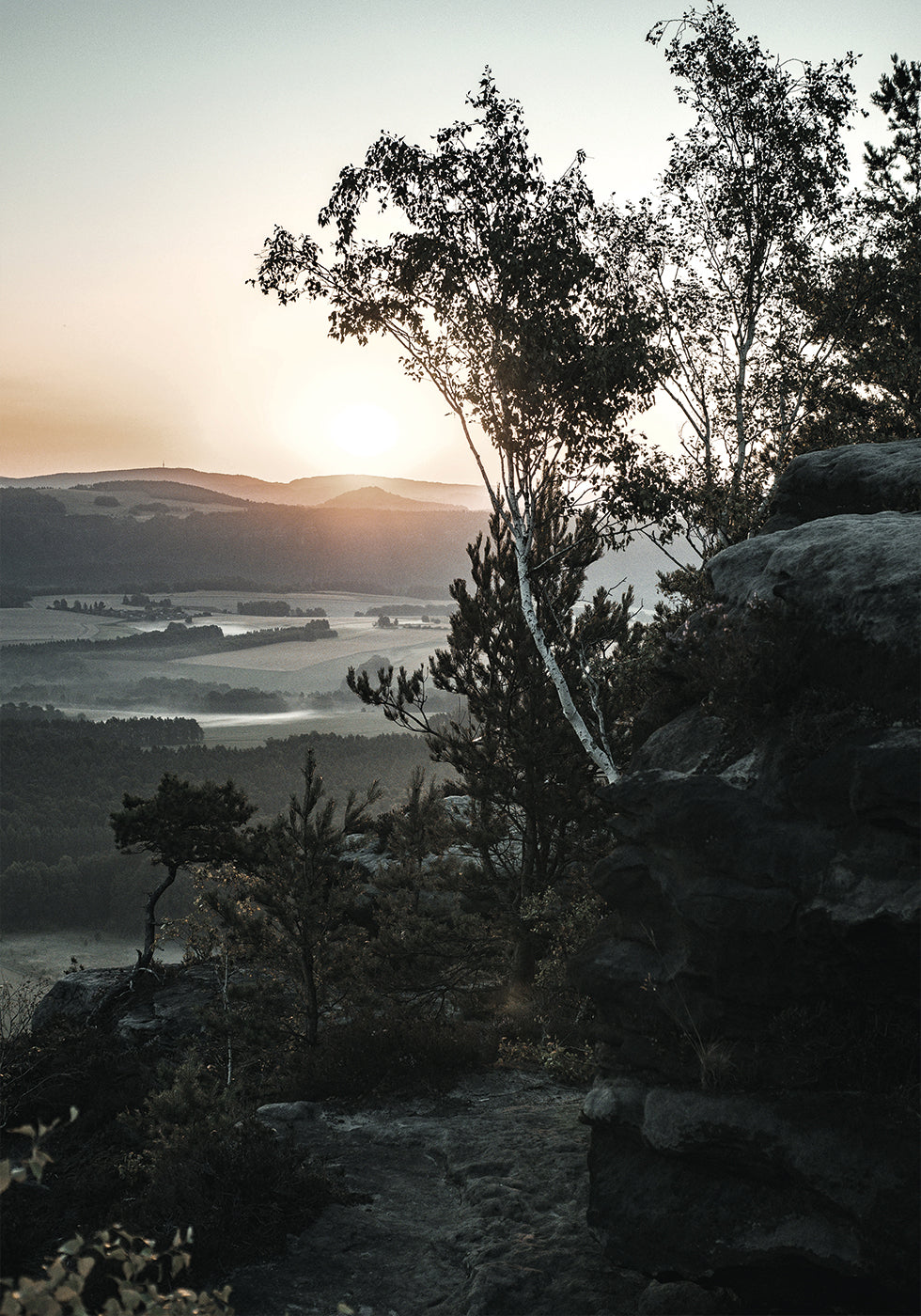 Sunrise In Nationalpark, Switzerland Plakat - Posterbox.dk