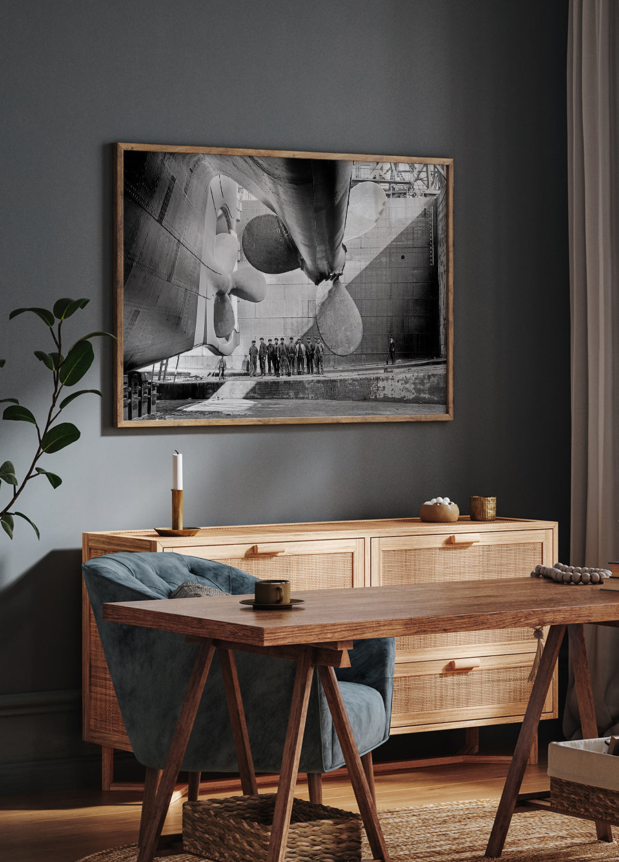 Titanic Rudder Plakat - Posterbox.dk