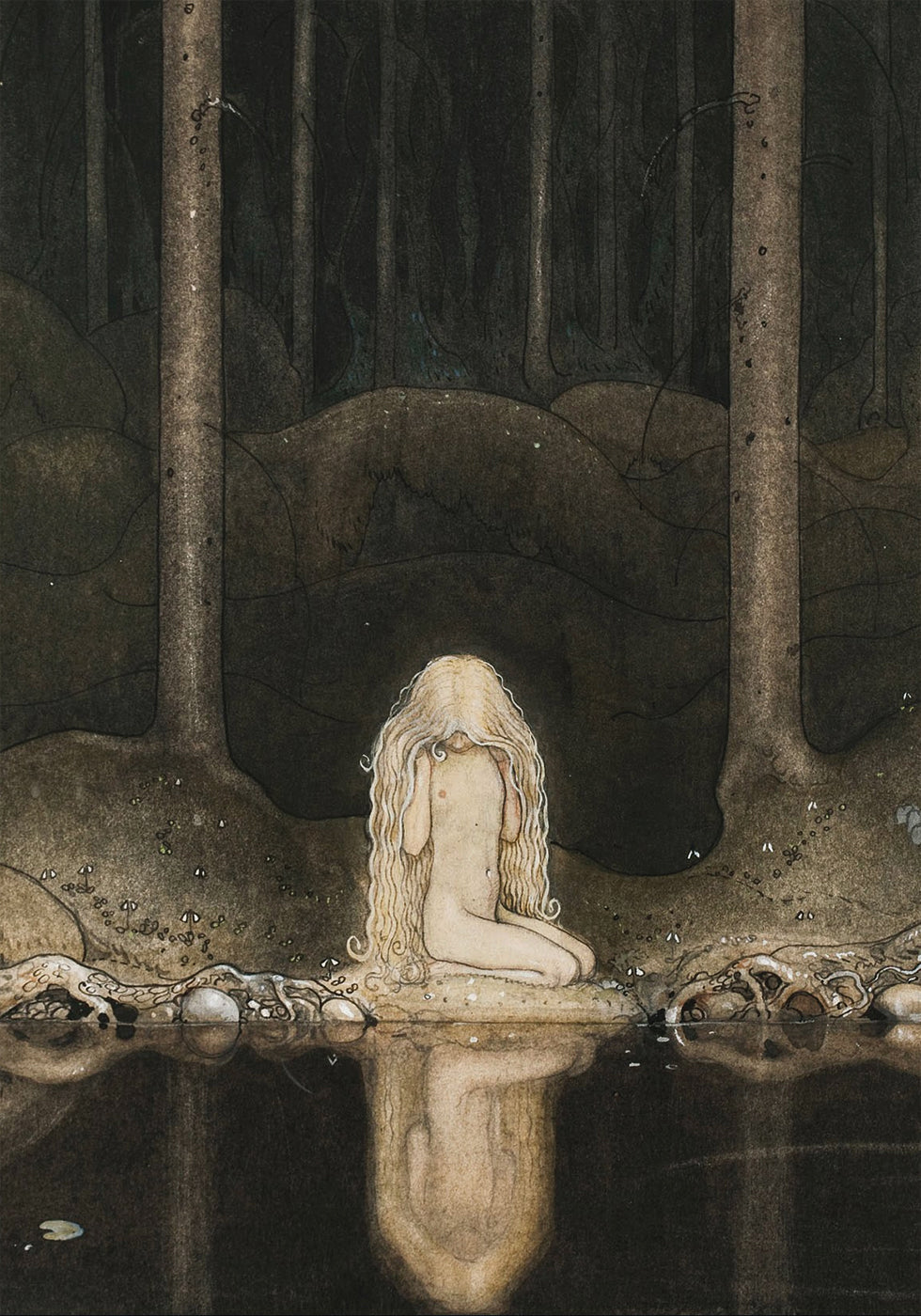 Tuvstarr By John Bauer Plakat - Posterbox.dk