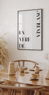 Vin Blanc Plakat - Posterbox.dk