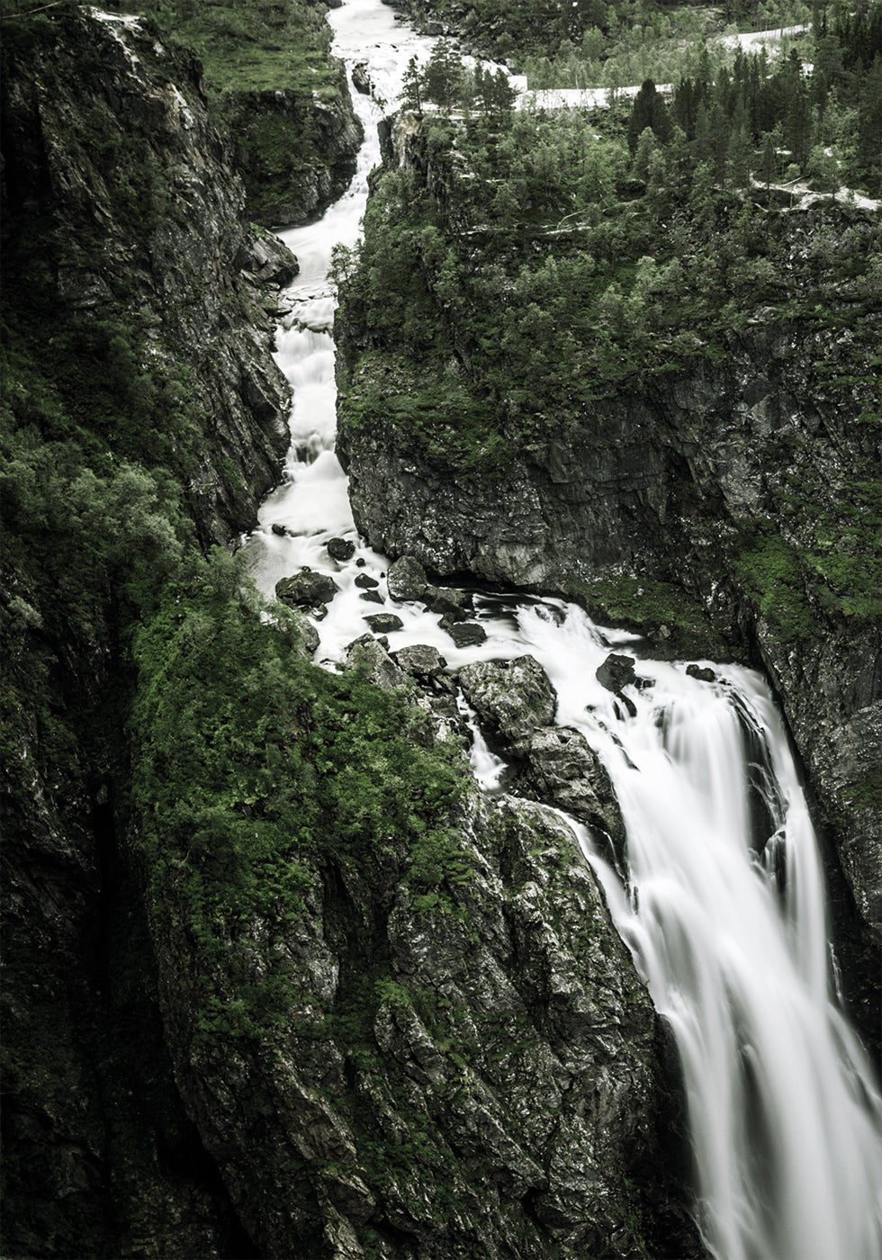 Majestic Waterfall Vøringfossen Plakat - Posterbox.dk