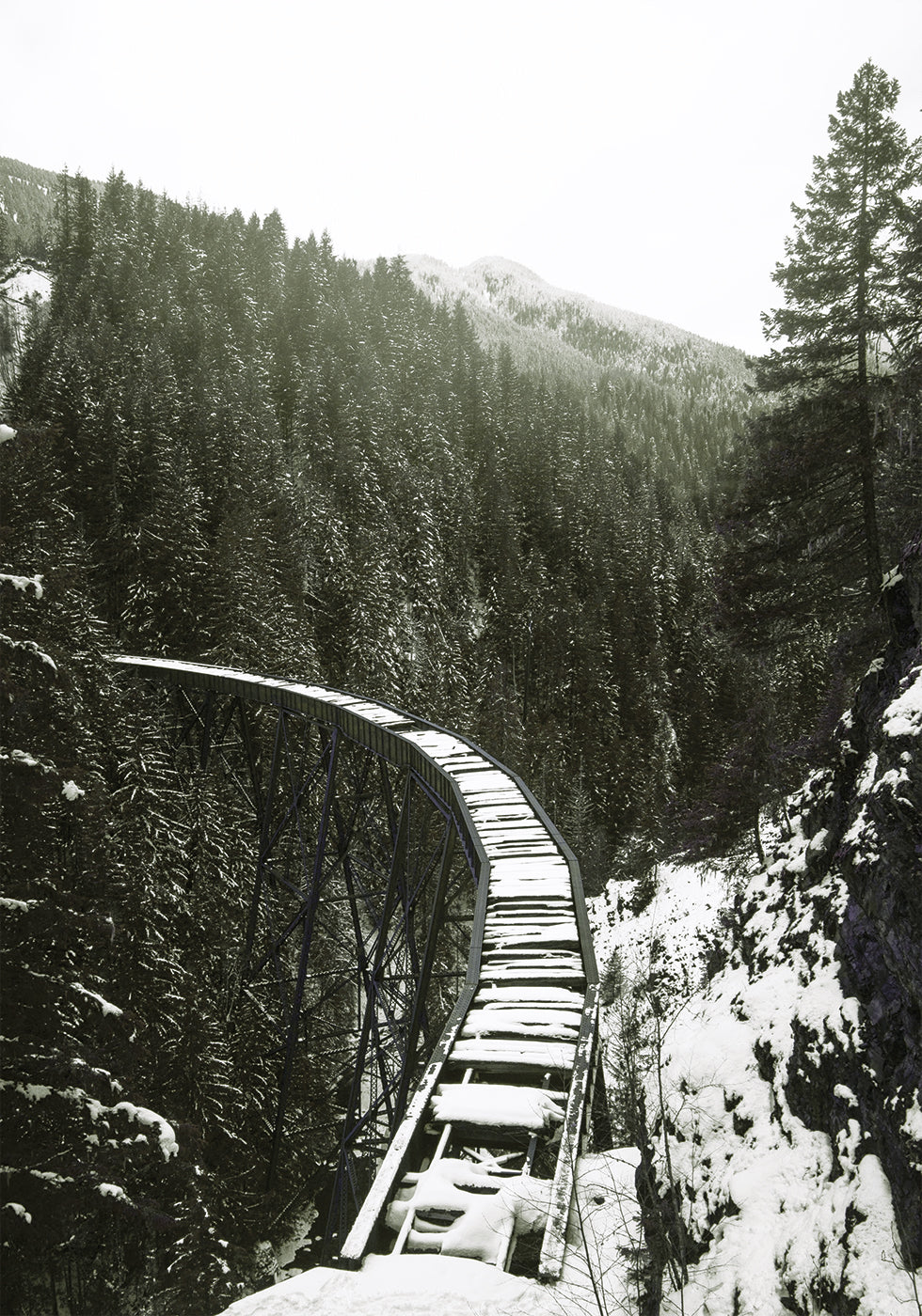 Winter Railroad Plakat - Posterbox.dk