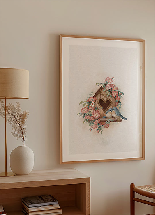 Bird House and Rose (NEW)