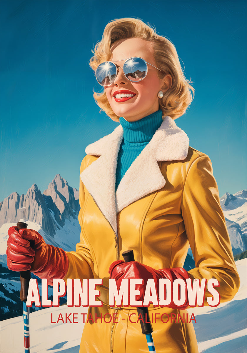 Alpine Meadows Plakat - Posterbox