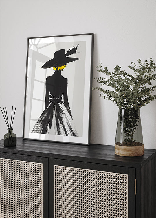 The Lady In the Black Hat (NEW) - Posterbox