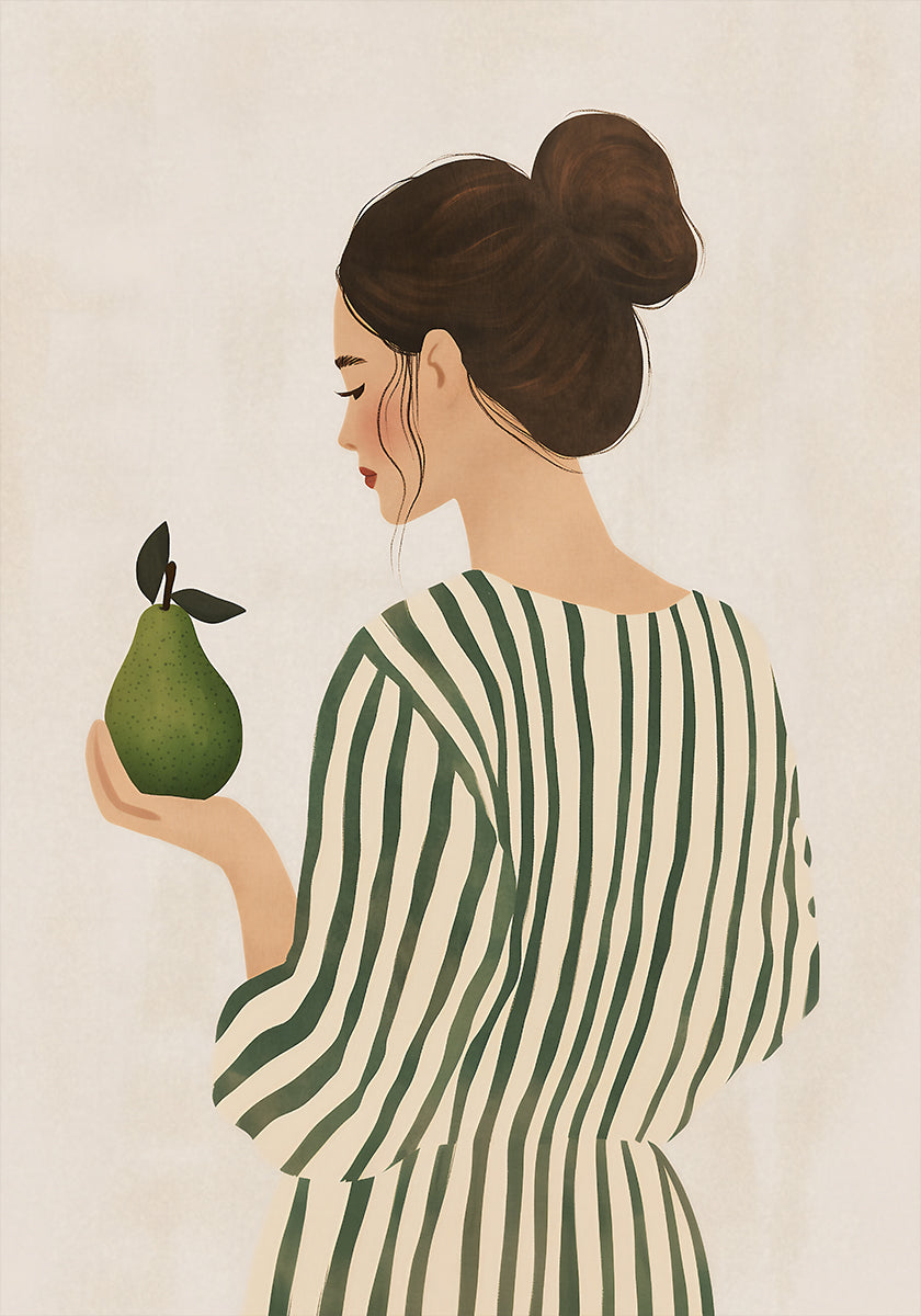 The Woman and the Pear - Posterbox