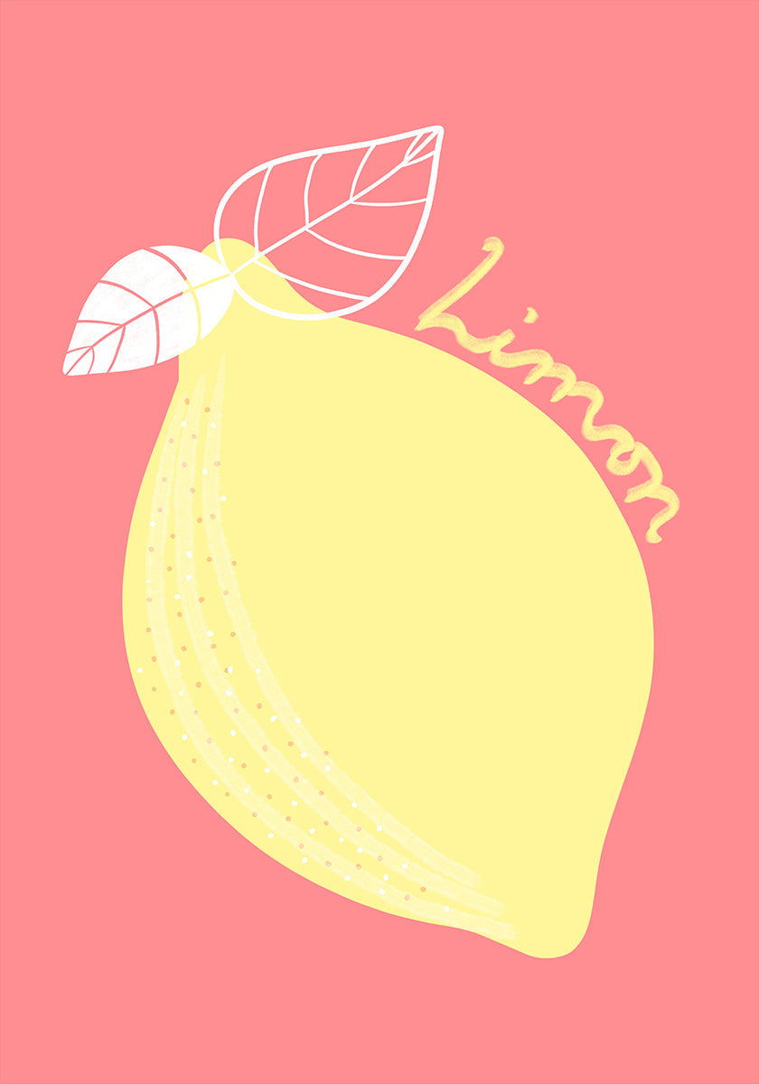 Yellow Citrus Charm - Posterbox