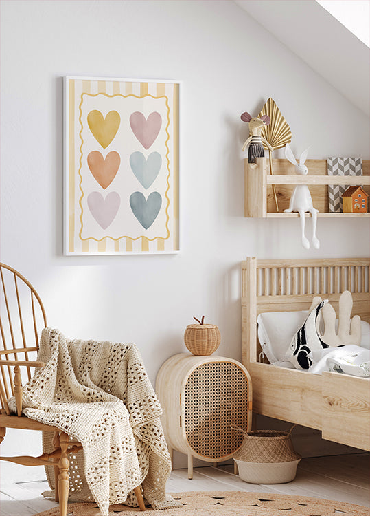 Pastel Hearts (NEW) - Posterbox