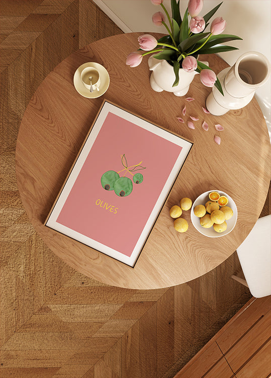 Olives in Pink (NEW) - Posterbox