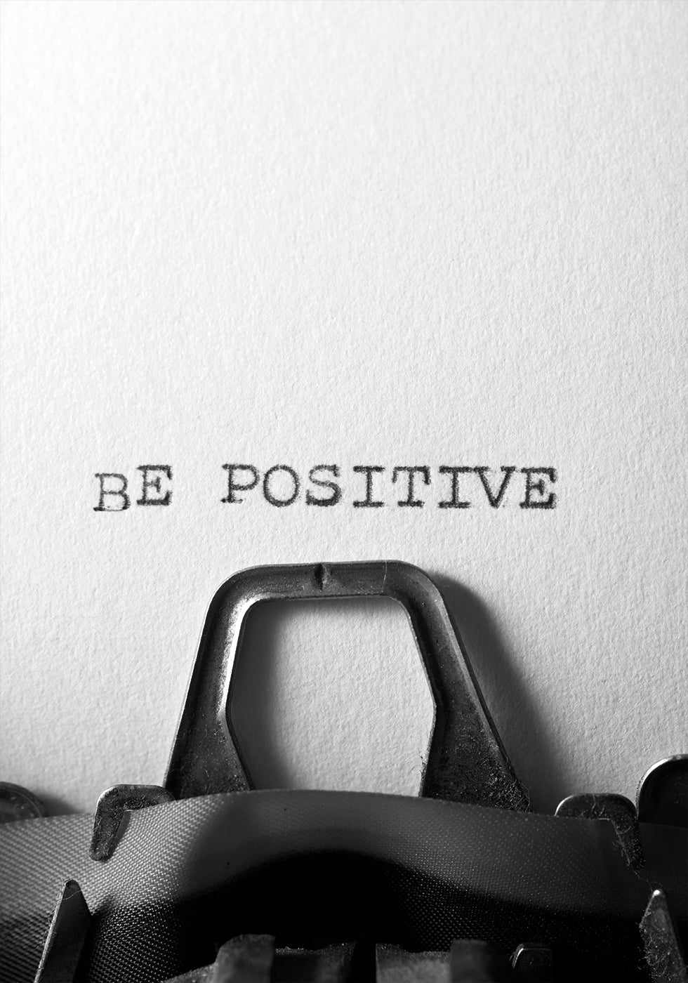 Be Positive Plakat - Posterbox.dk
