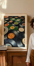 Vinyl Collection Pattern Poster - Posterbox