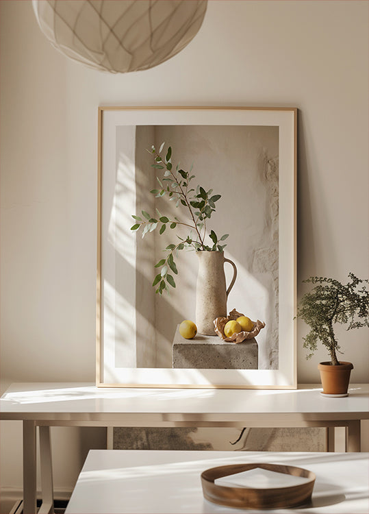 Leafy Branch and Lemons (NEW) - Posterbox