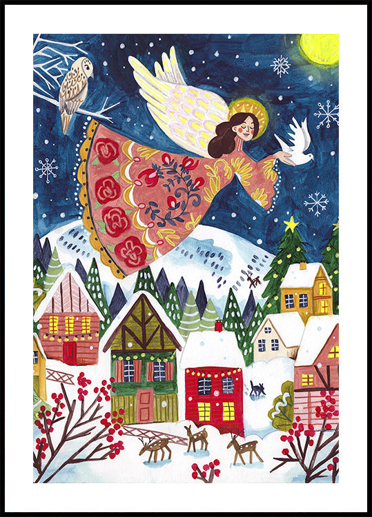 Angel of Peace Portrait Plakat - Posterbox