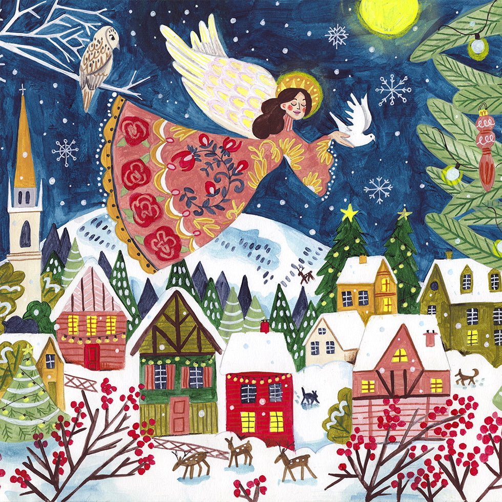 Angel of Peace square Plakater - Posterbox