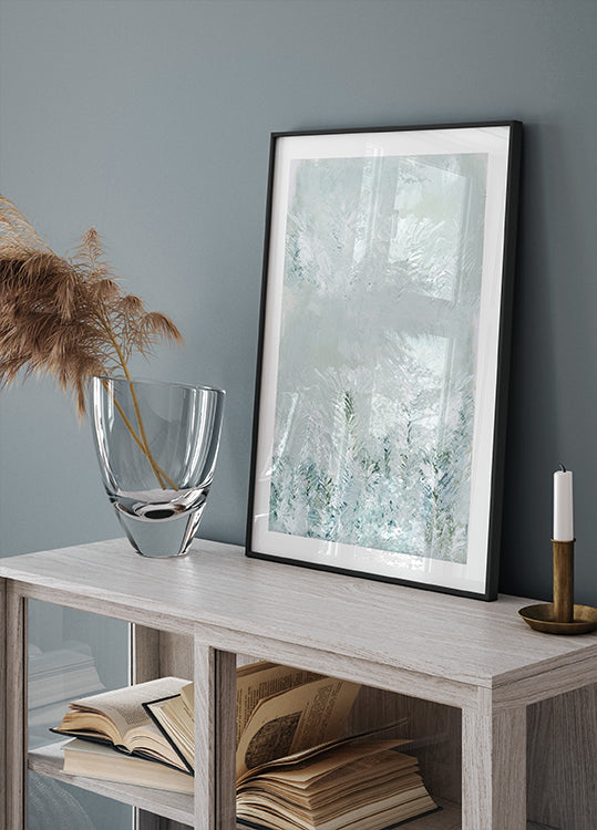 Winter White Forest Scene 2 Plakat - Posterbox