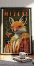 Mezcal Fox Print. Vintage Alcohol Posters &amp; Cocktail Decor - Posterbox