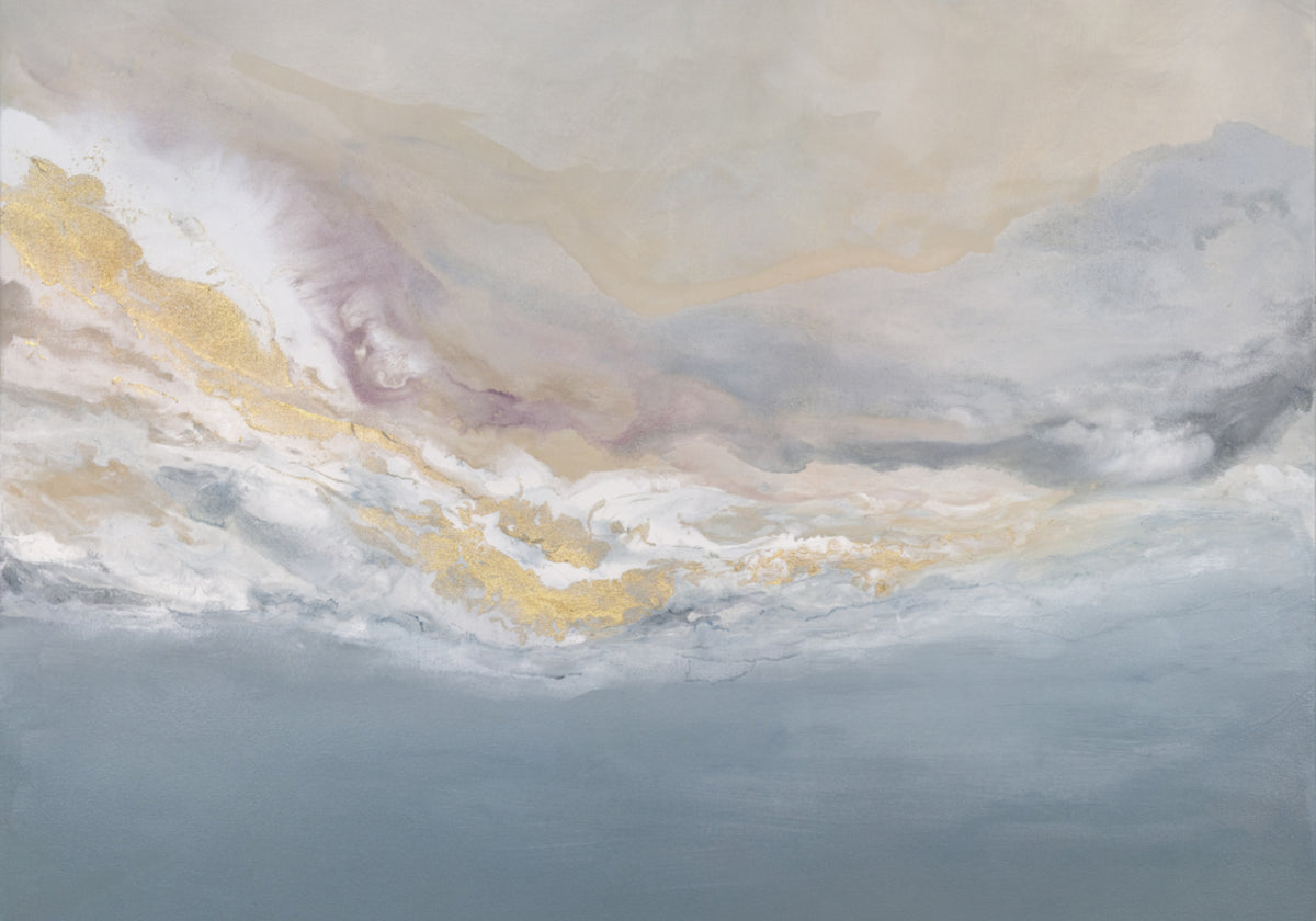 Swirling Clouds in Muted Tones