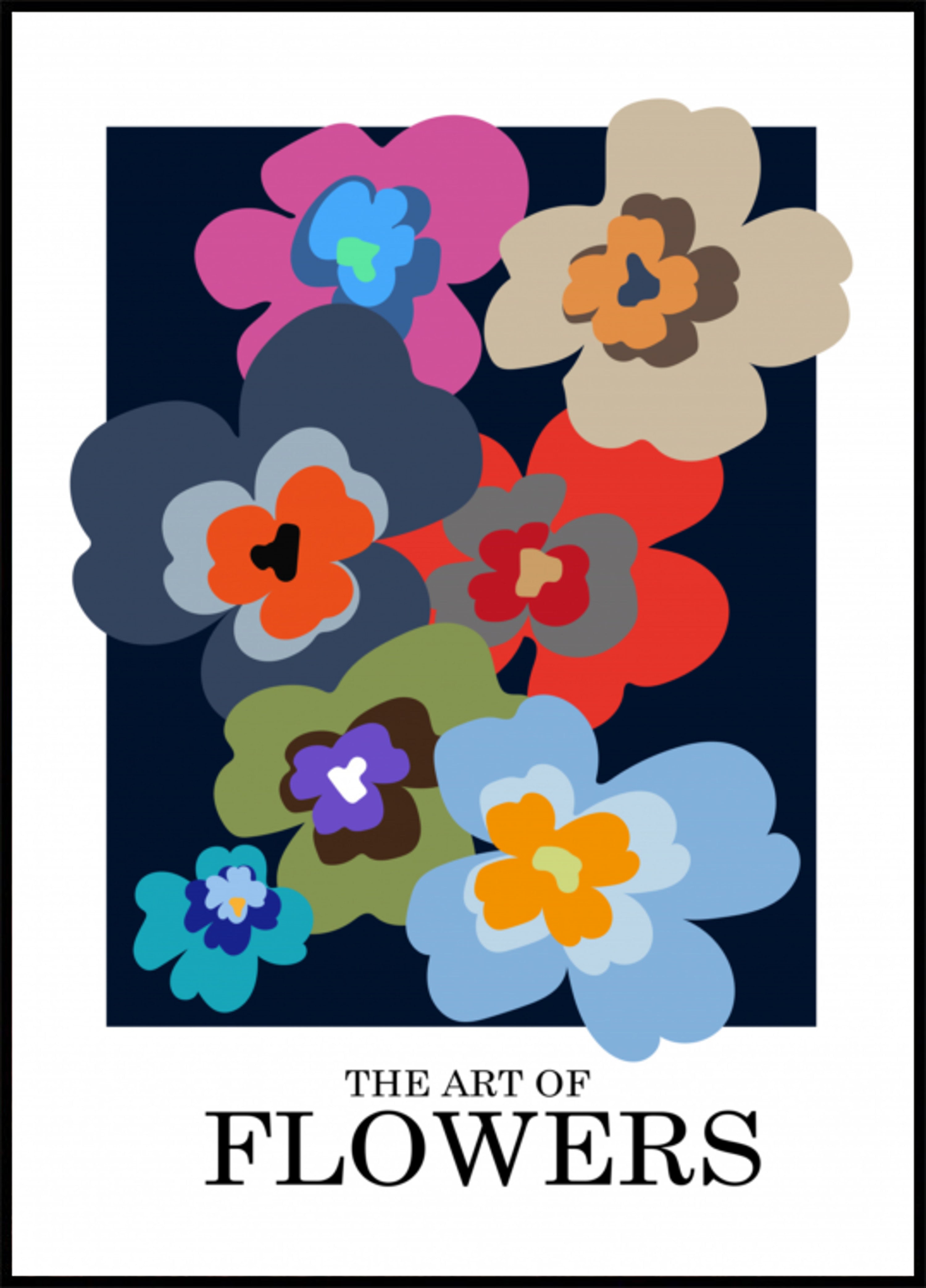 Colorful Abstract Flowers
