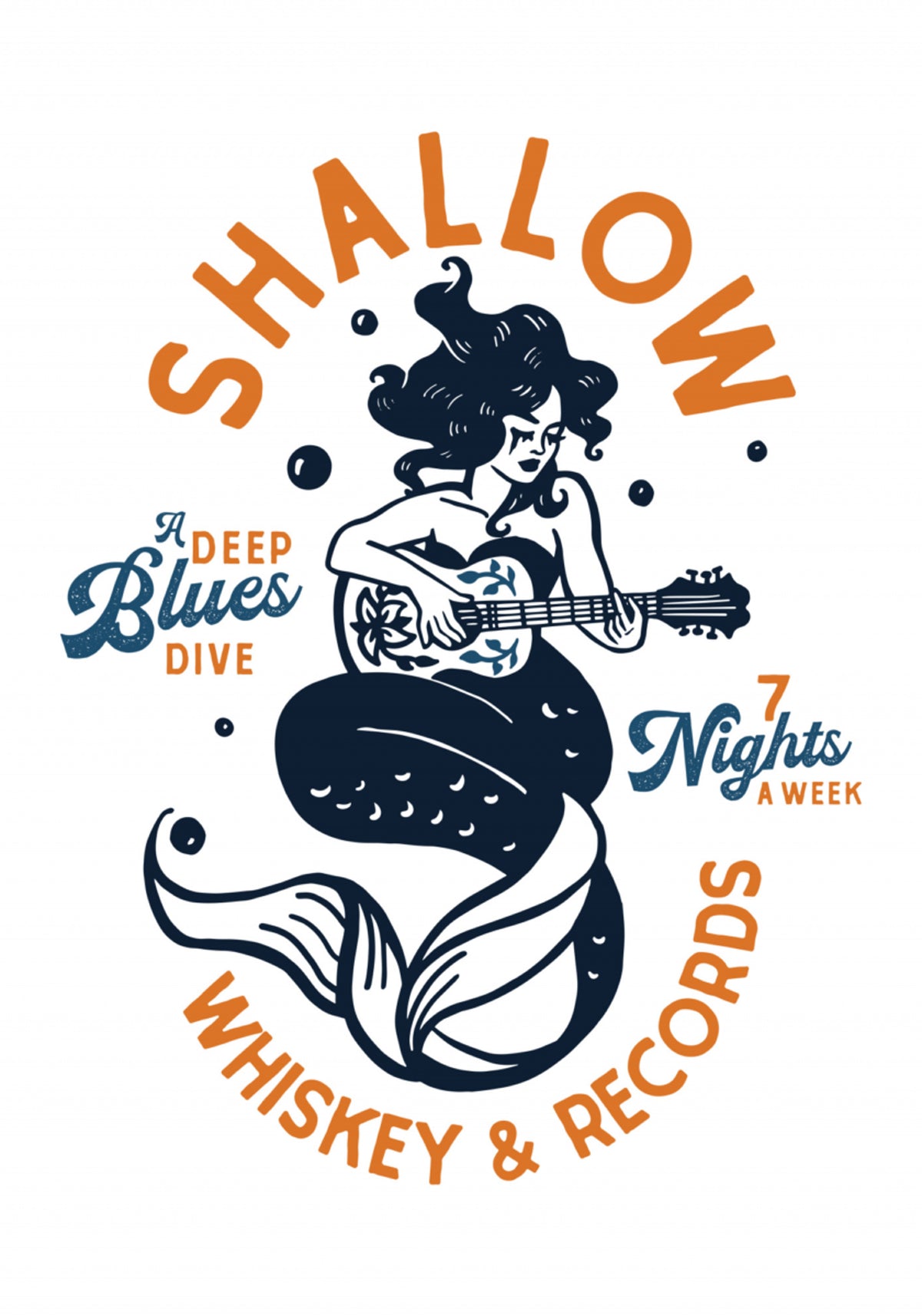 Shallow Whisky & Records Dive Bar Music Mermaid