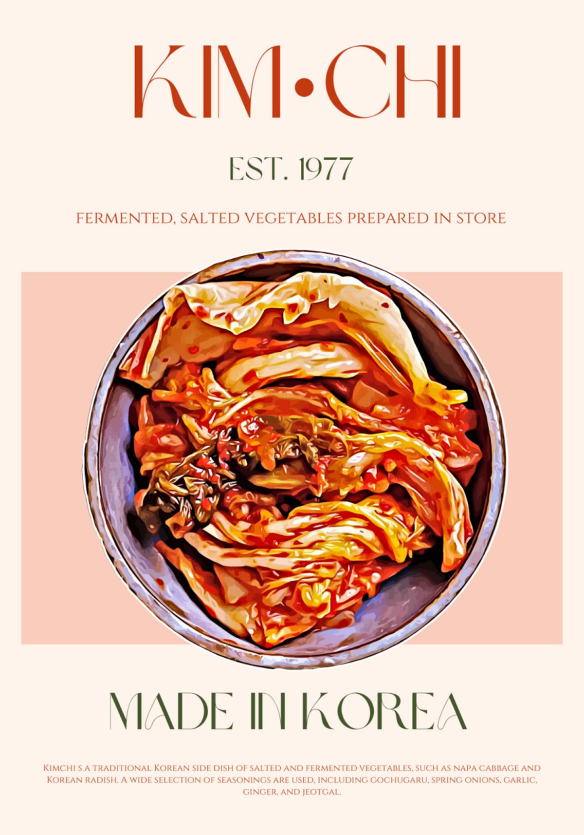 Ehtne Korea kimchi