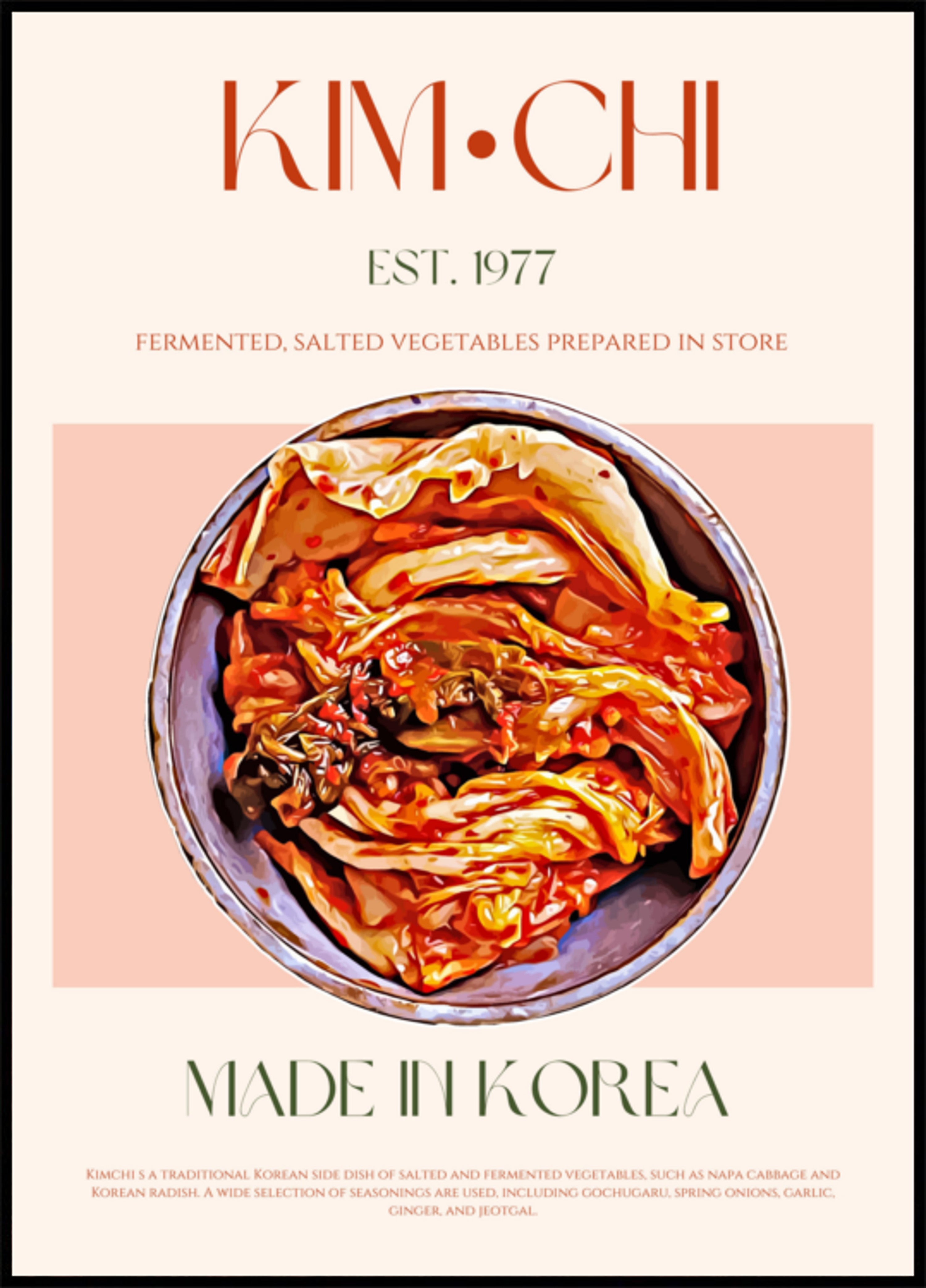 Ehtne Korea kimchi