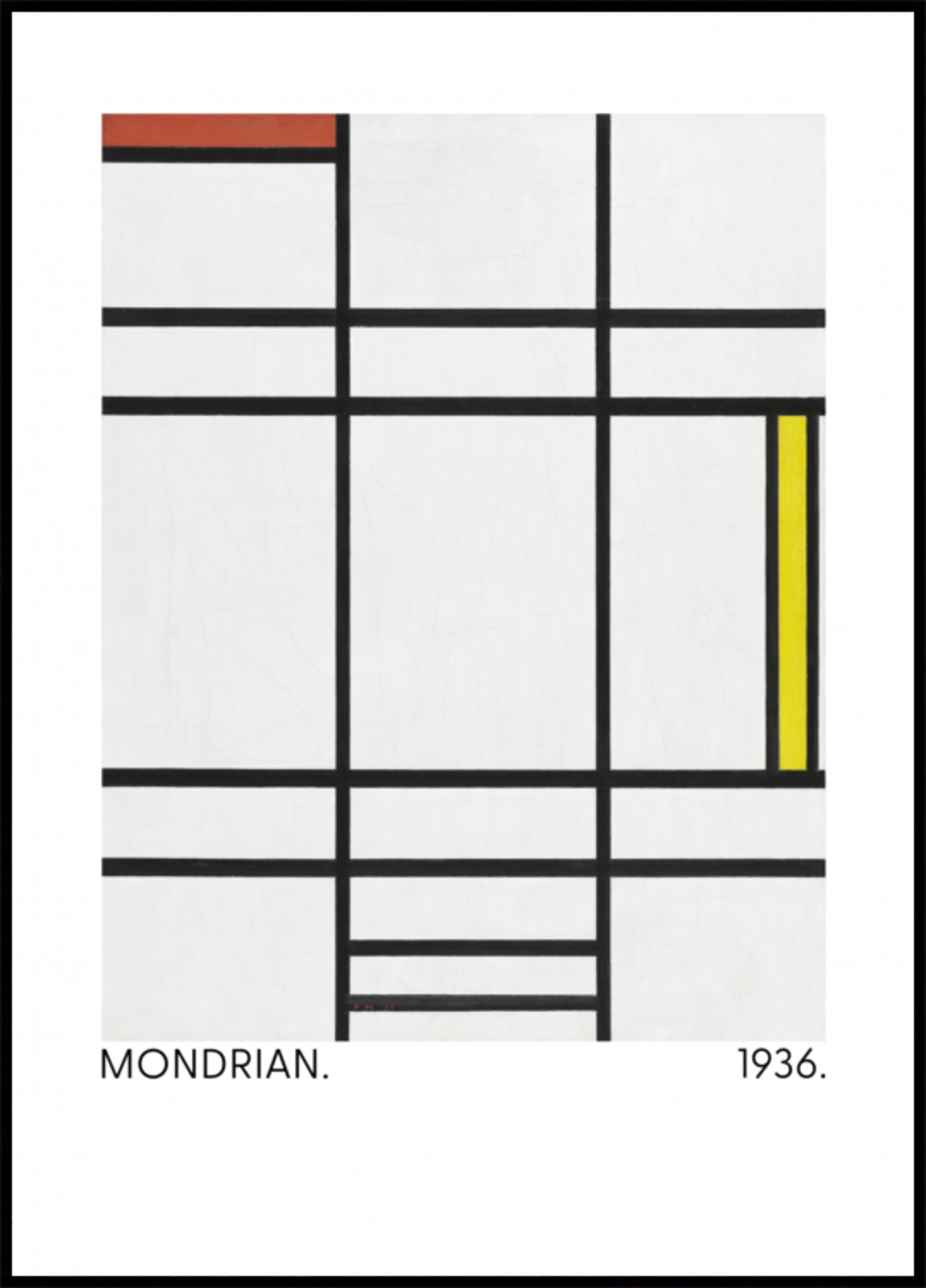 Composition in White, Red, and Yellow 1936