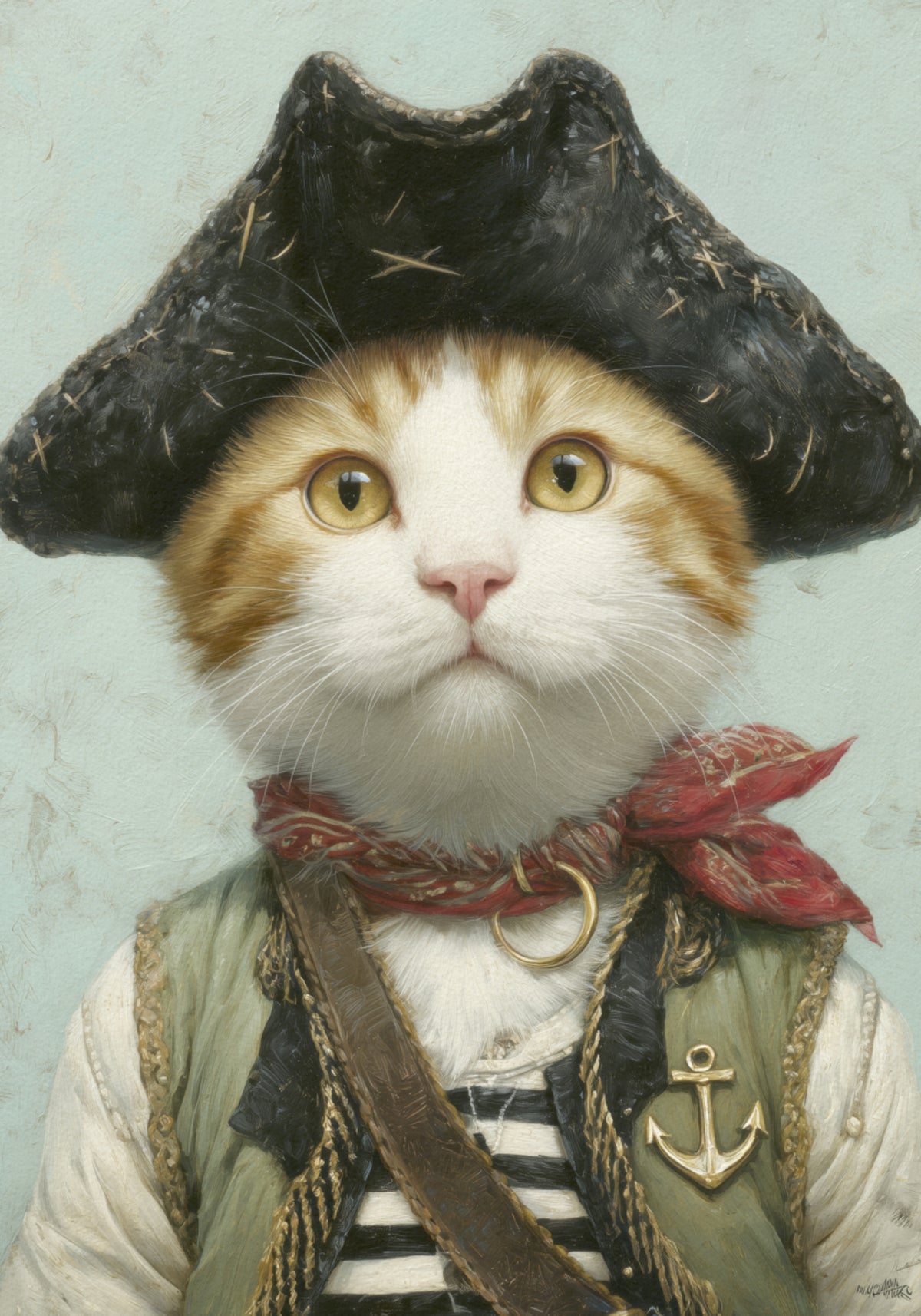 Feline Pirate Captain