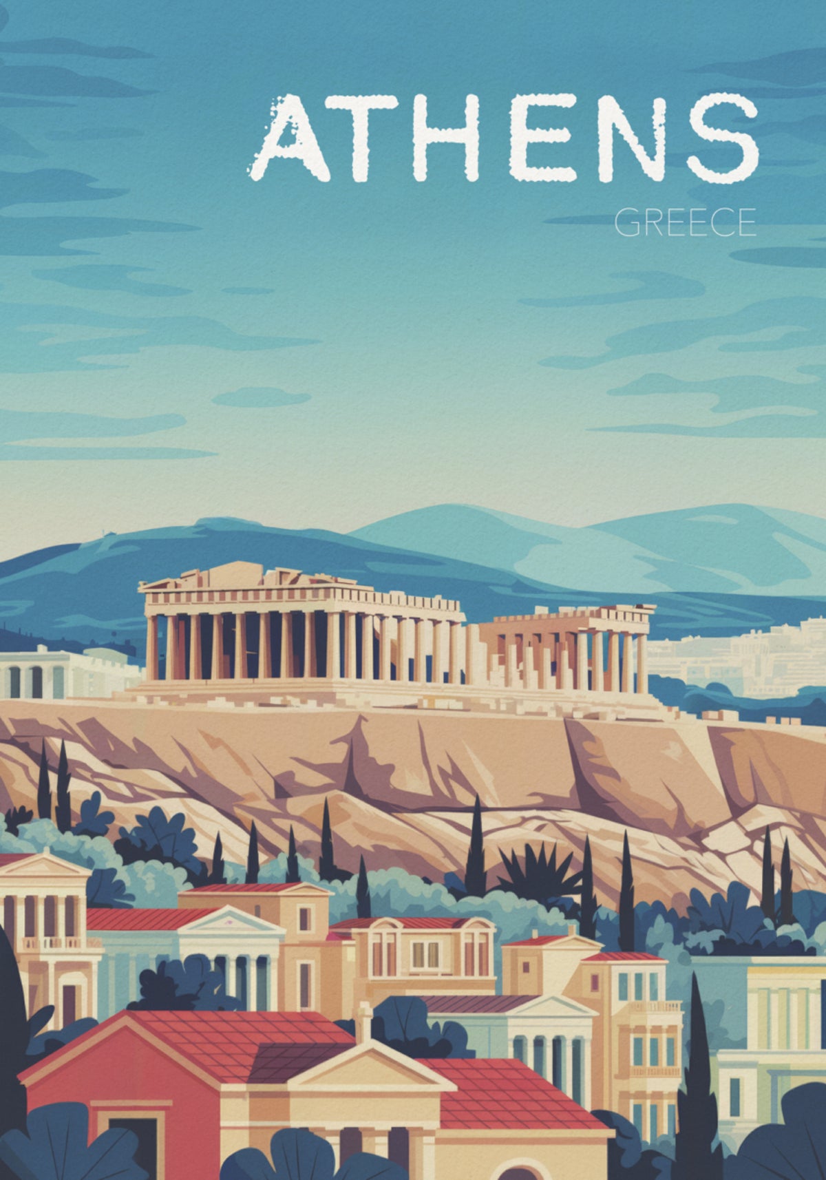 Athen Akropolis View