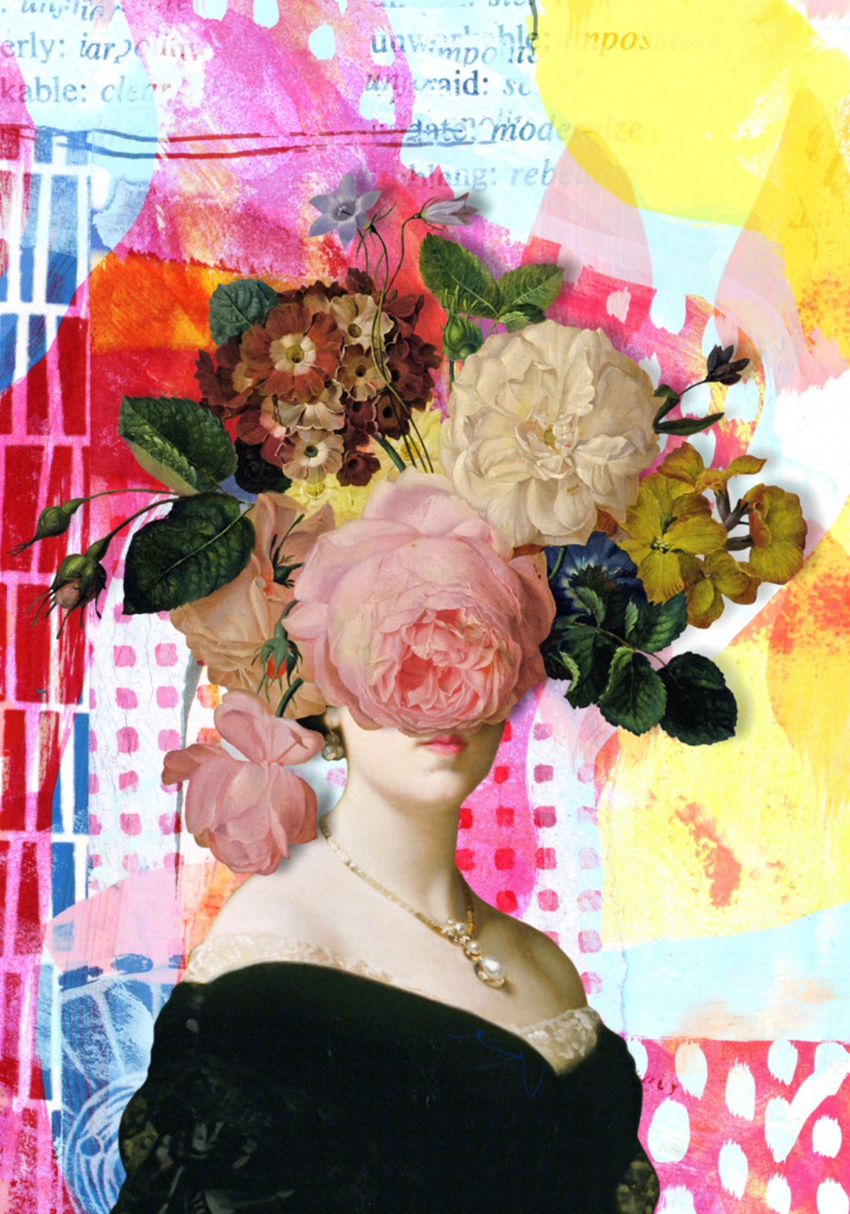 Surreal Floral Lady