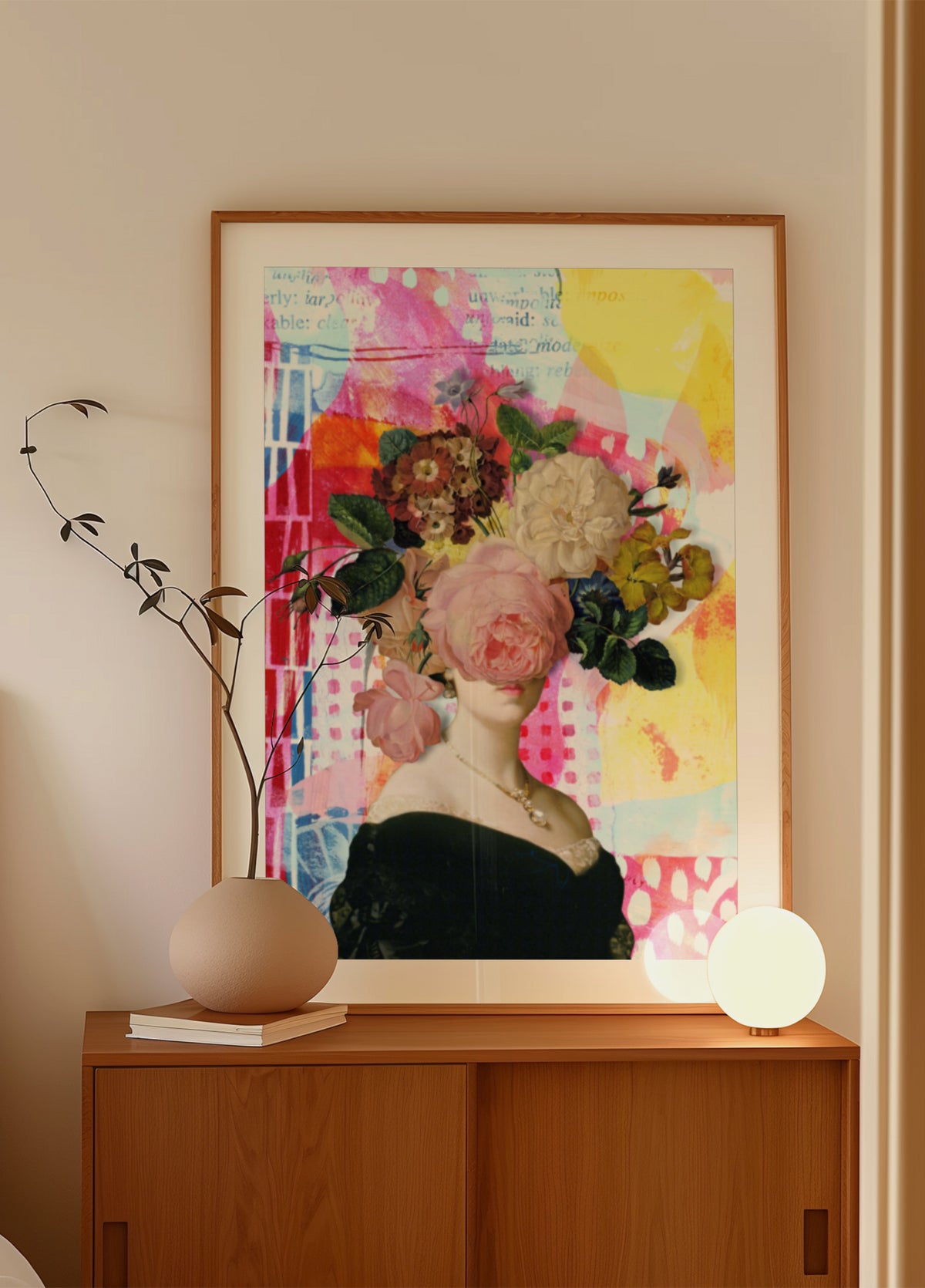 Surreal Floral Lady