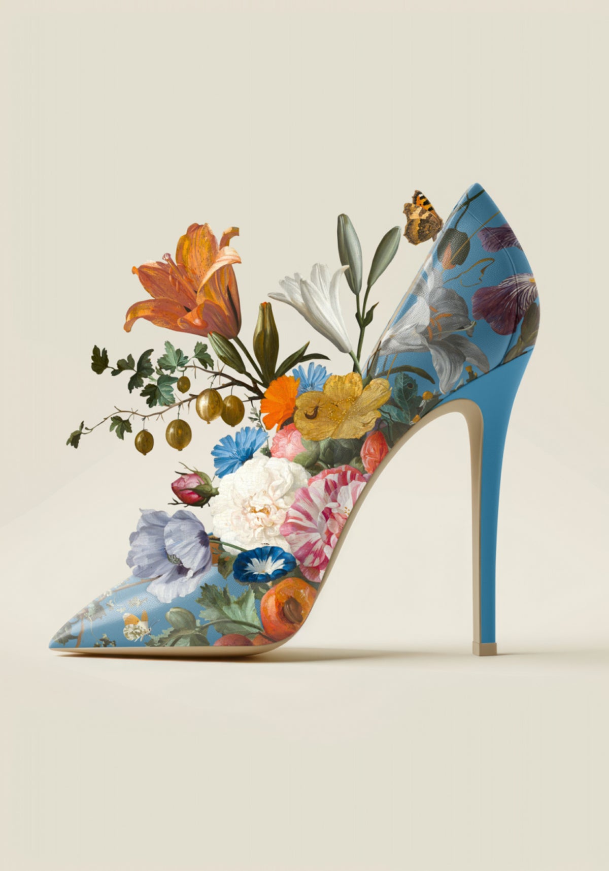 Vibrant Blummen Heel