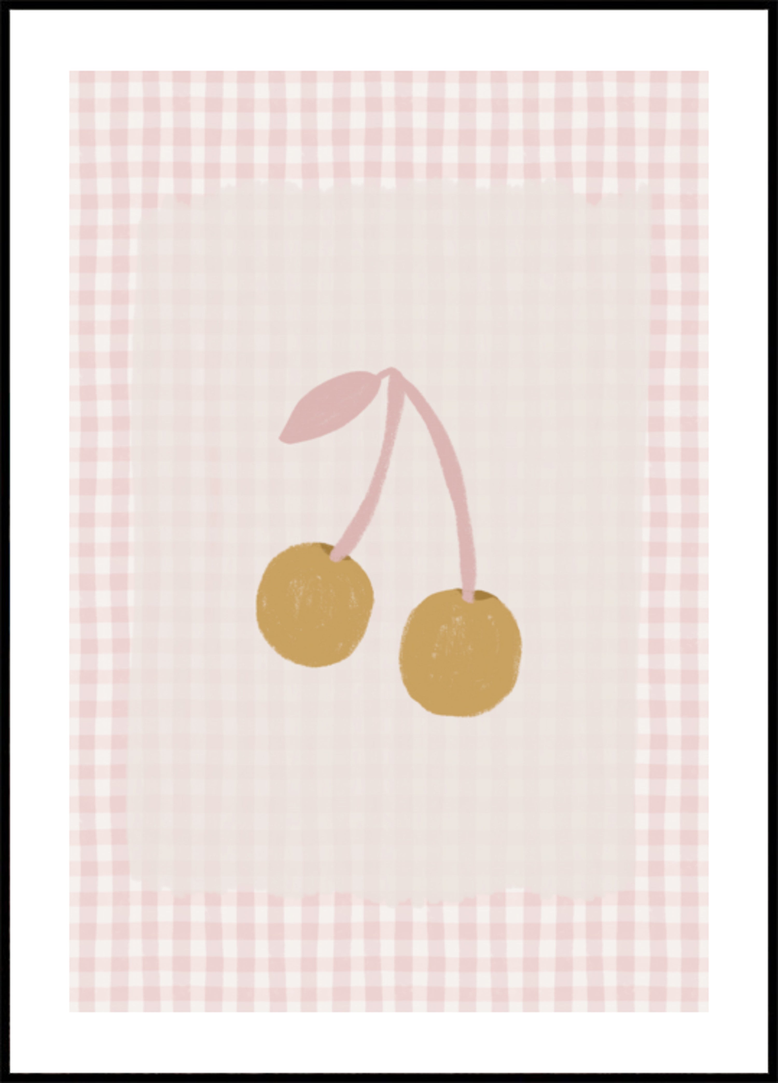 Sweet Gingham Cherries