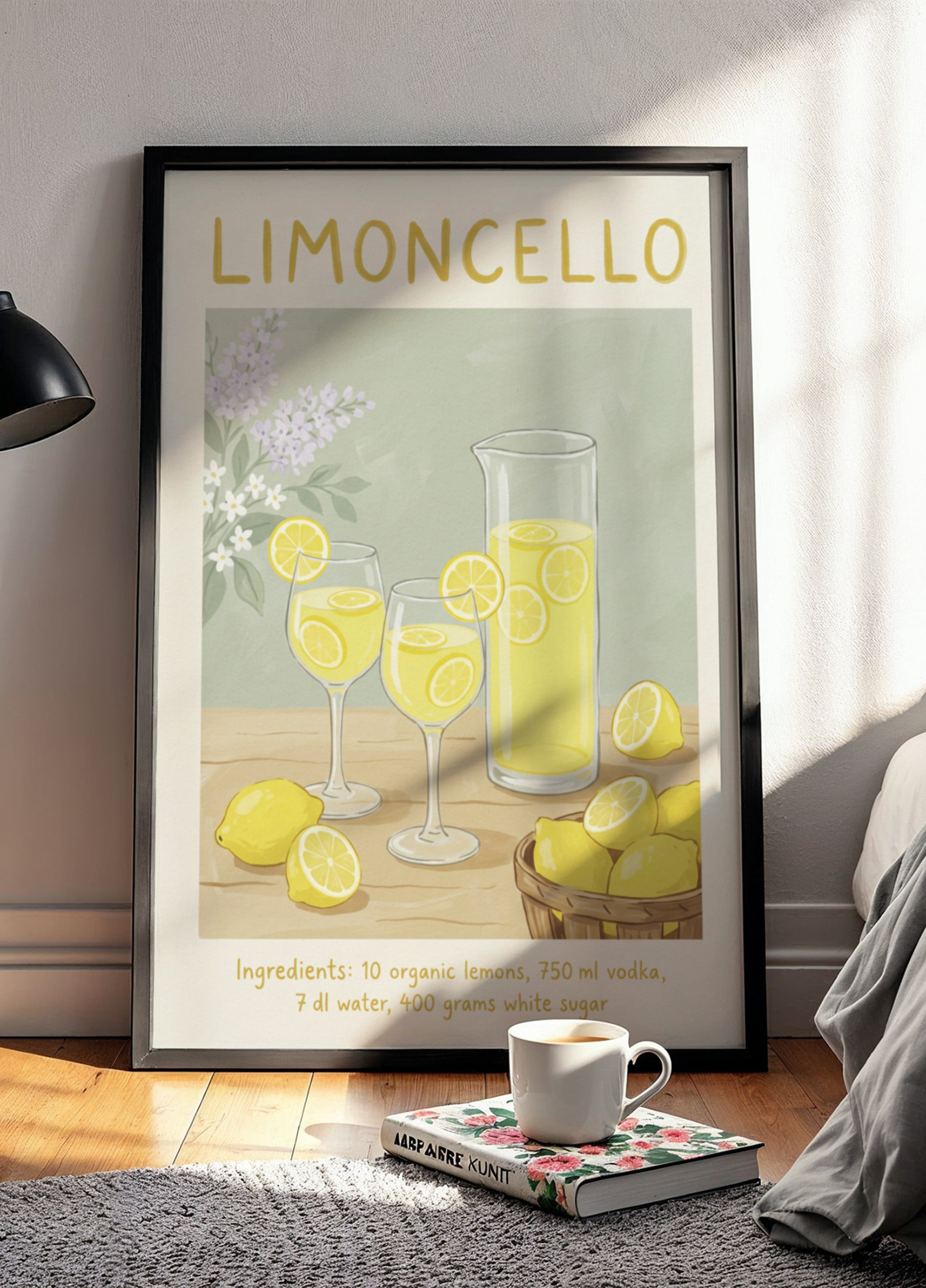 Limoncello citromos frissítő