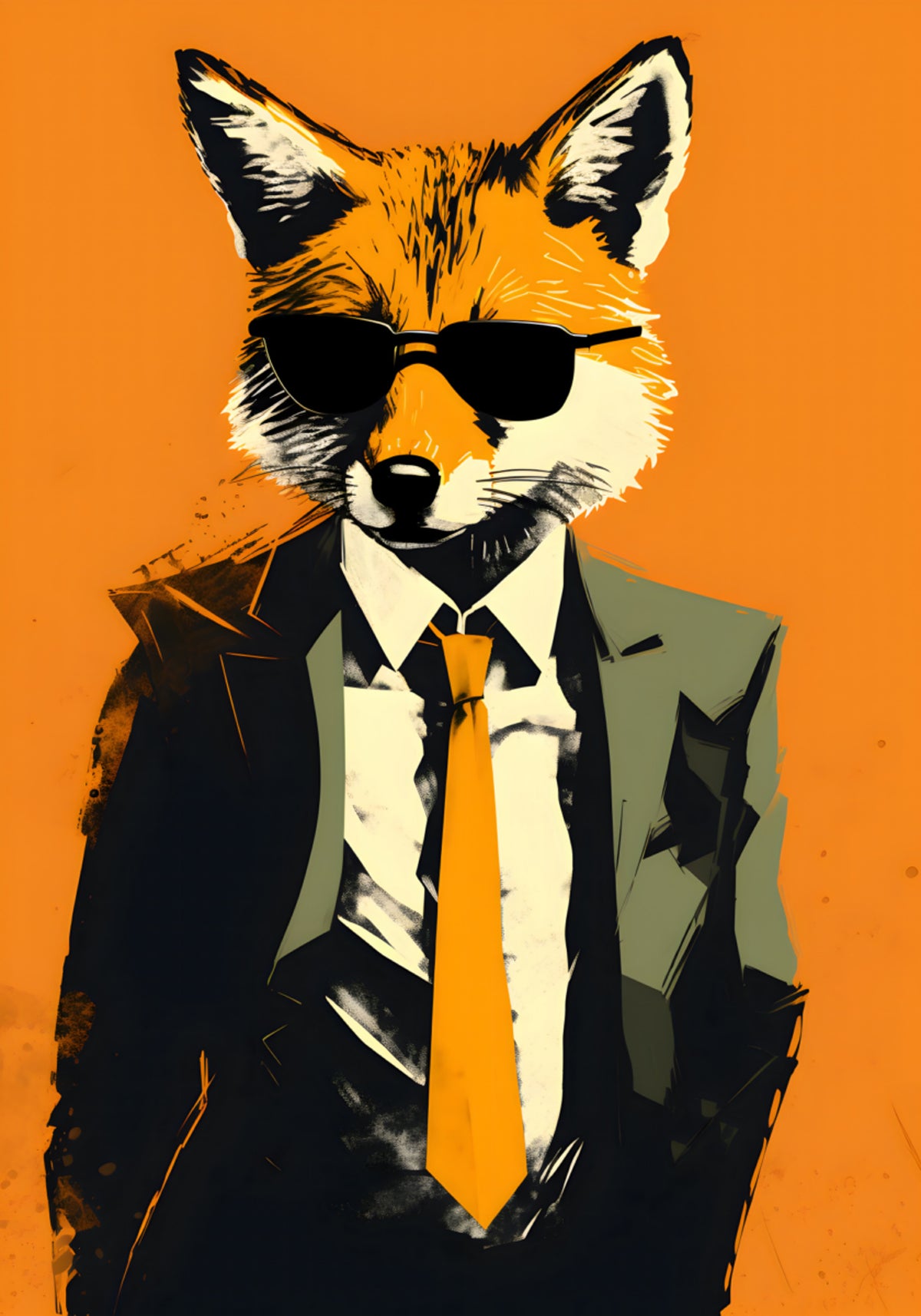 Dapper Fox Portrait