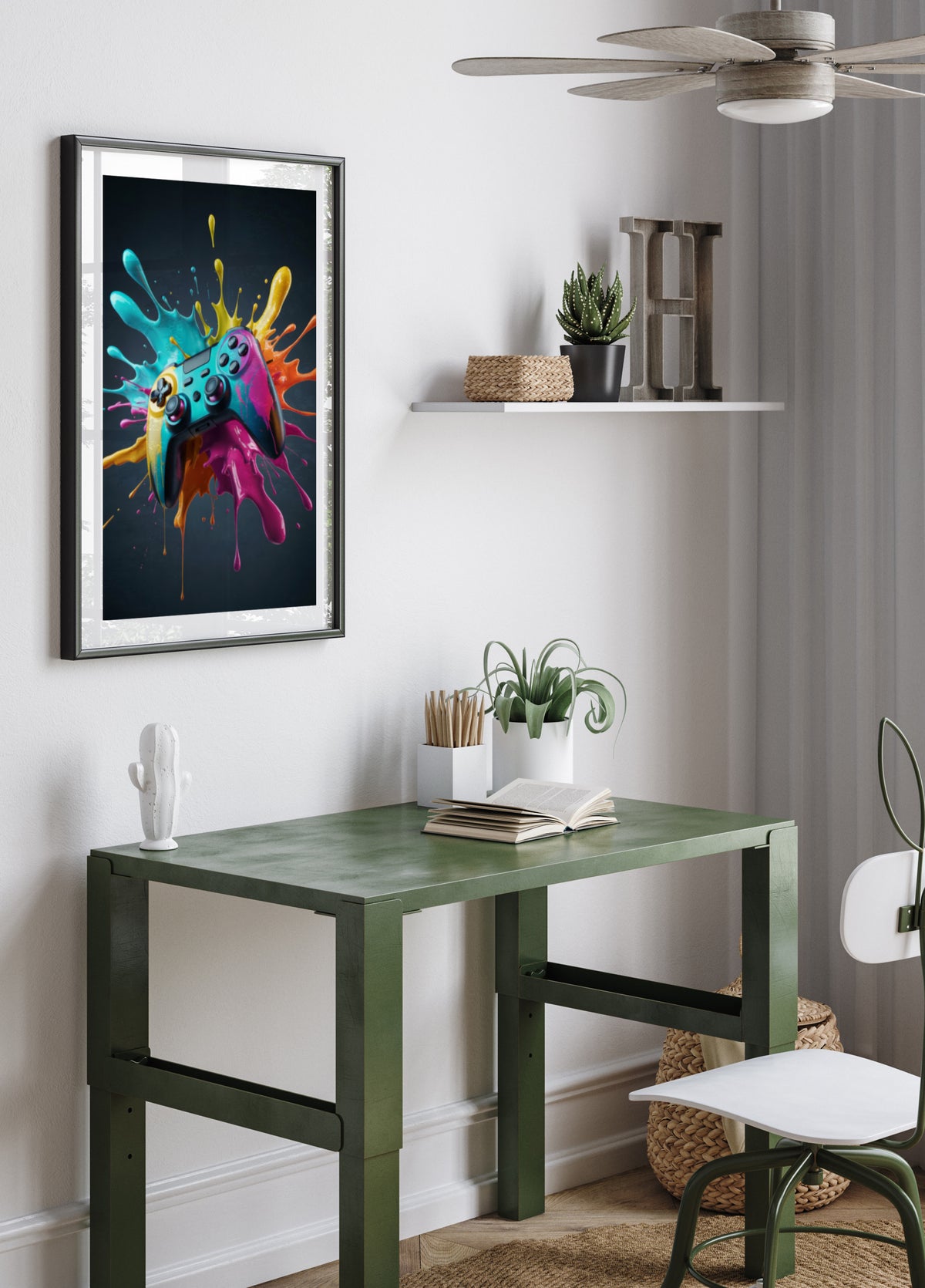 Vibrant Gaming Splash - Posterbox
