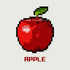 Retro Pixel Apple - Posterbox