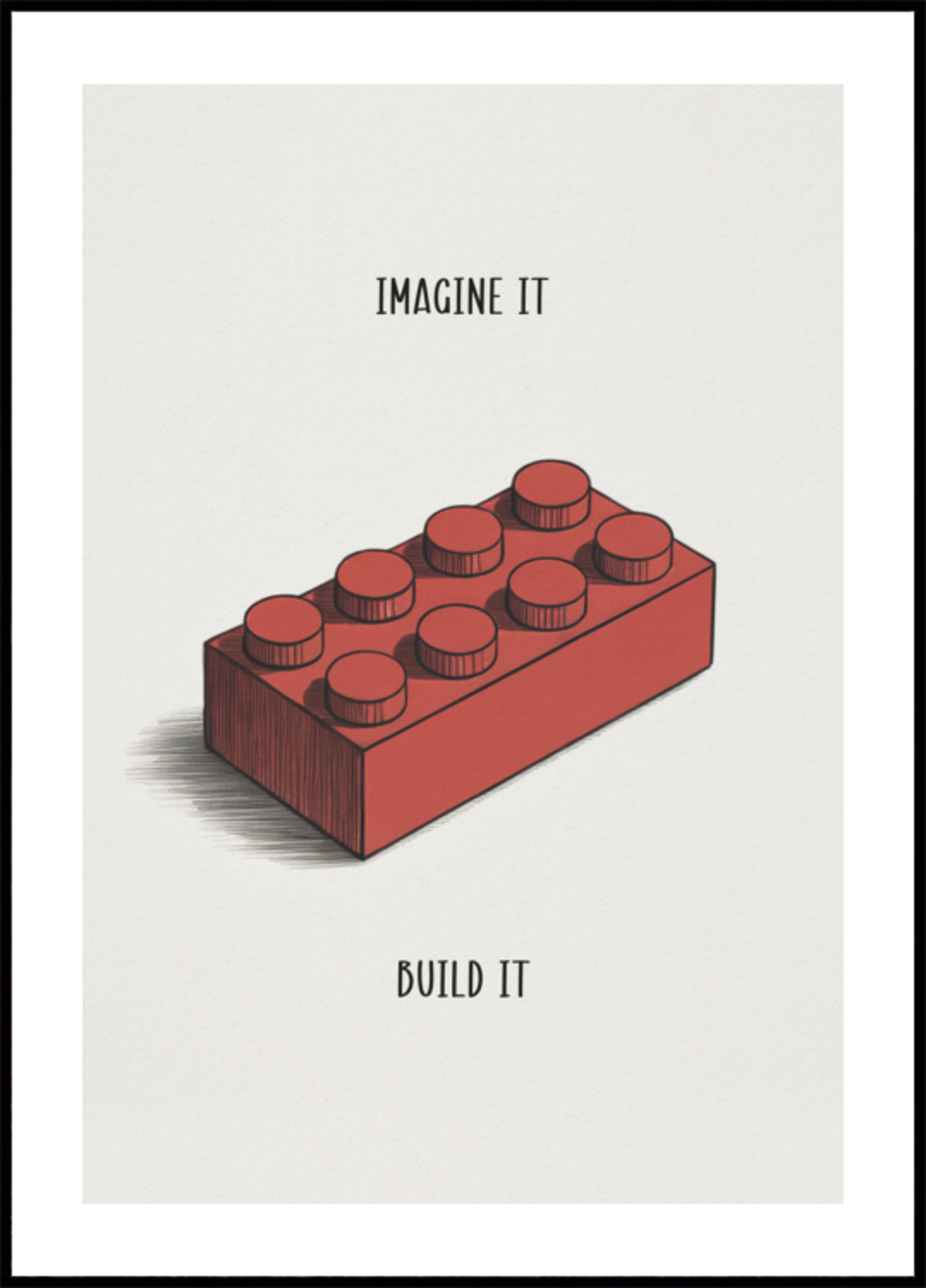 Imagine Build Red Block