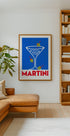 Classic Blue Martini - Posterbox