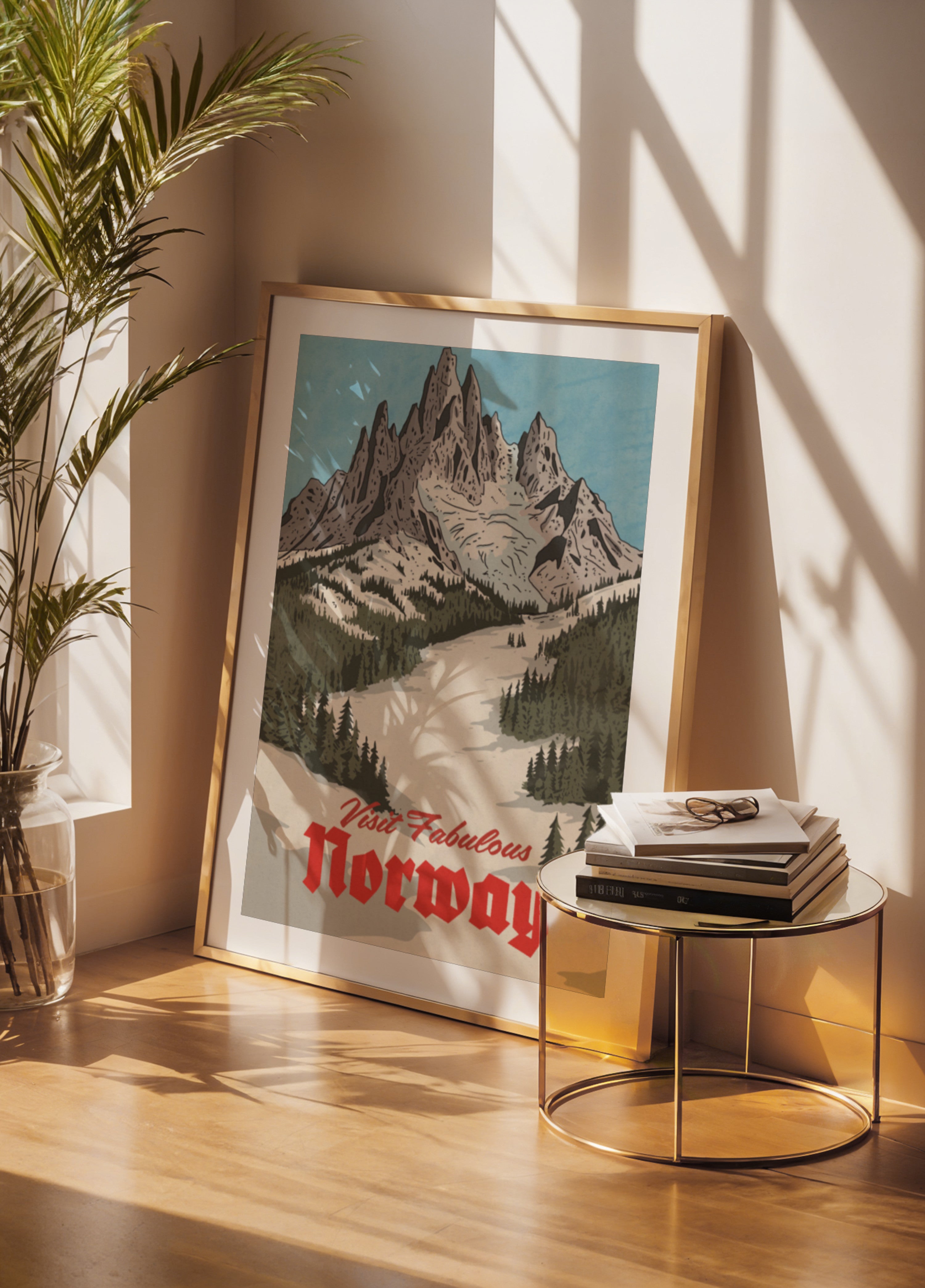 Majestéitesch Norwegen Ski Pisten