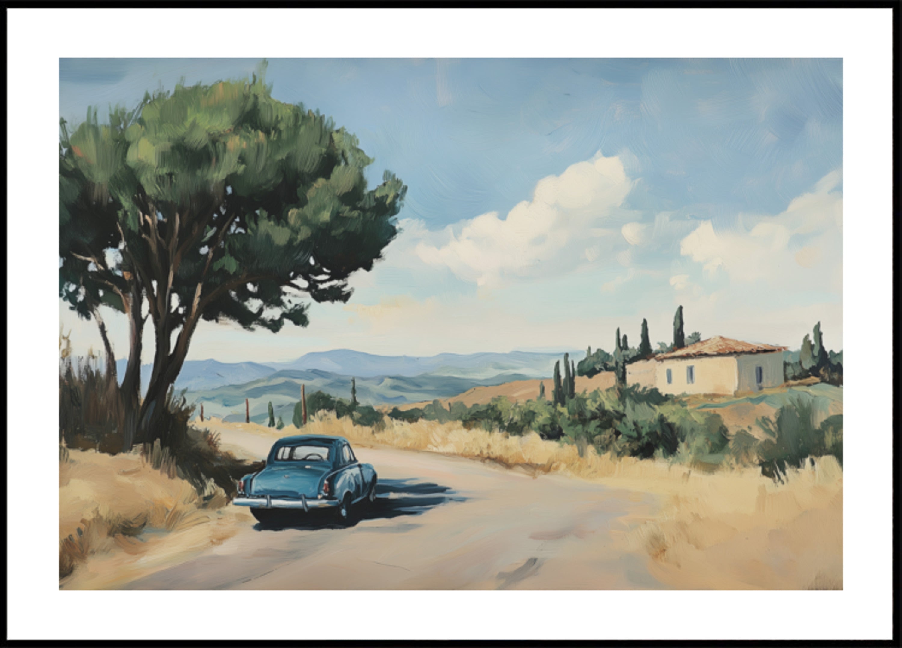 Toscana maapiirkonna vanaauto