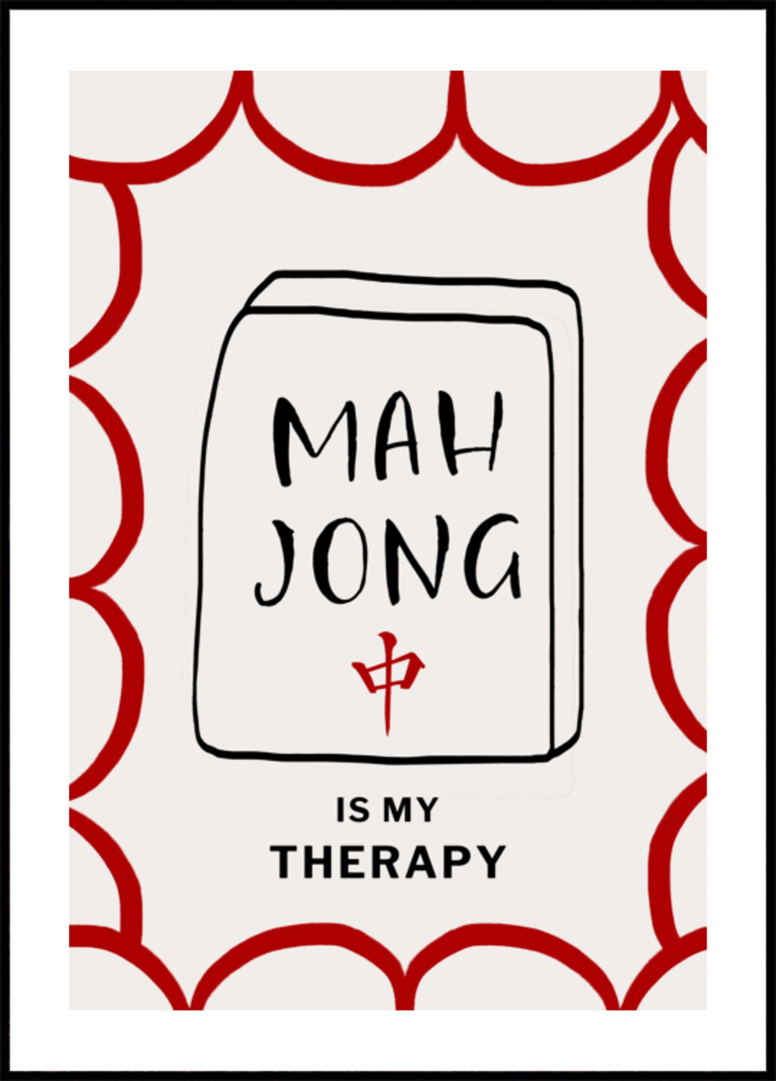 Mahjong csempeterápia