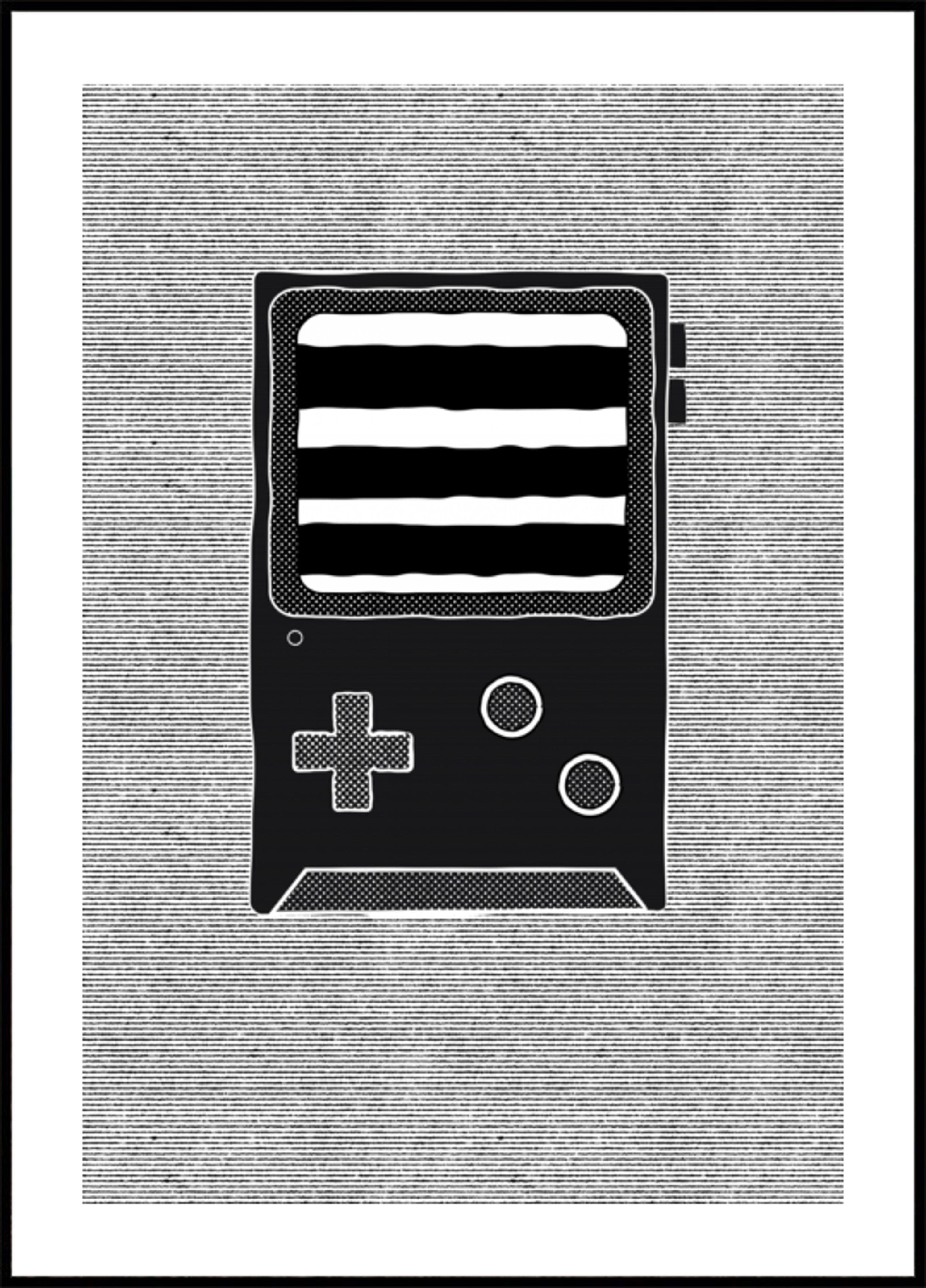 Retro rankinė žaidimų konsolė