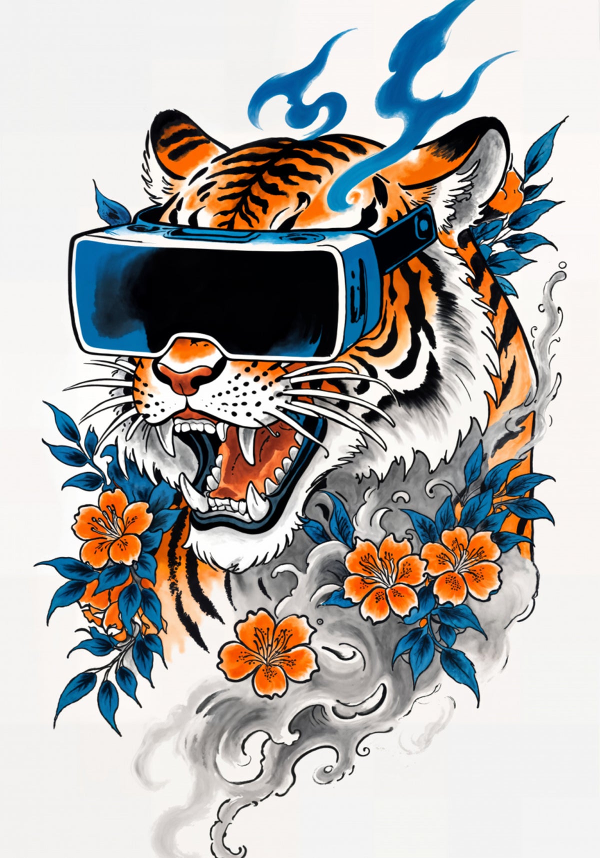 Cyber Tiger Blossom - Posterbox