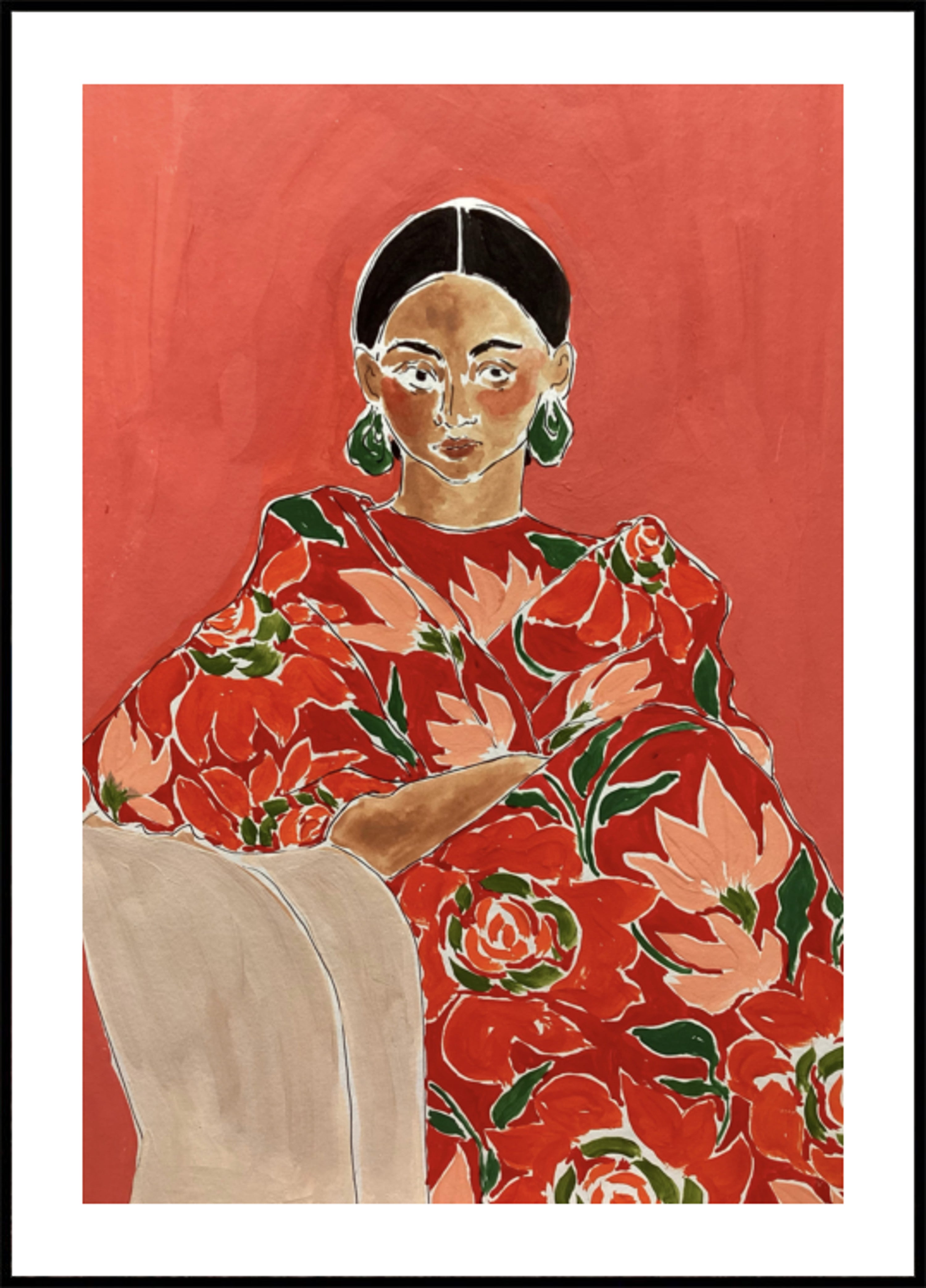 Vibrant Fashion Portrait