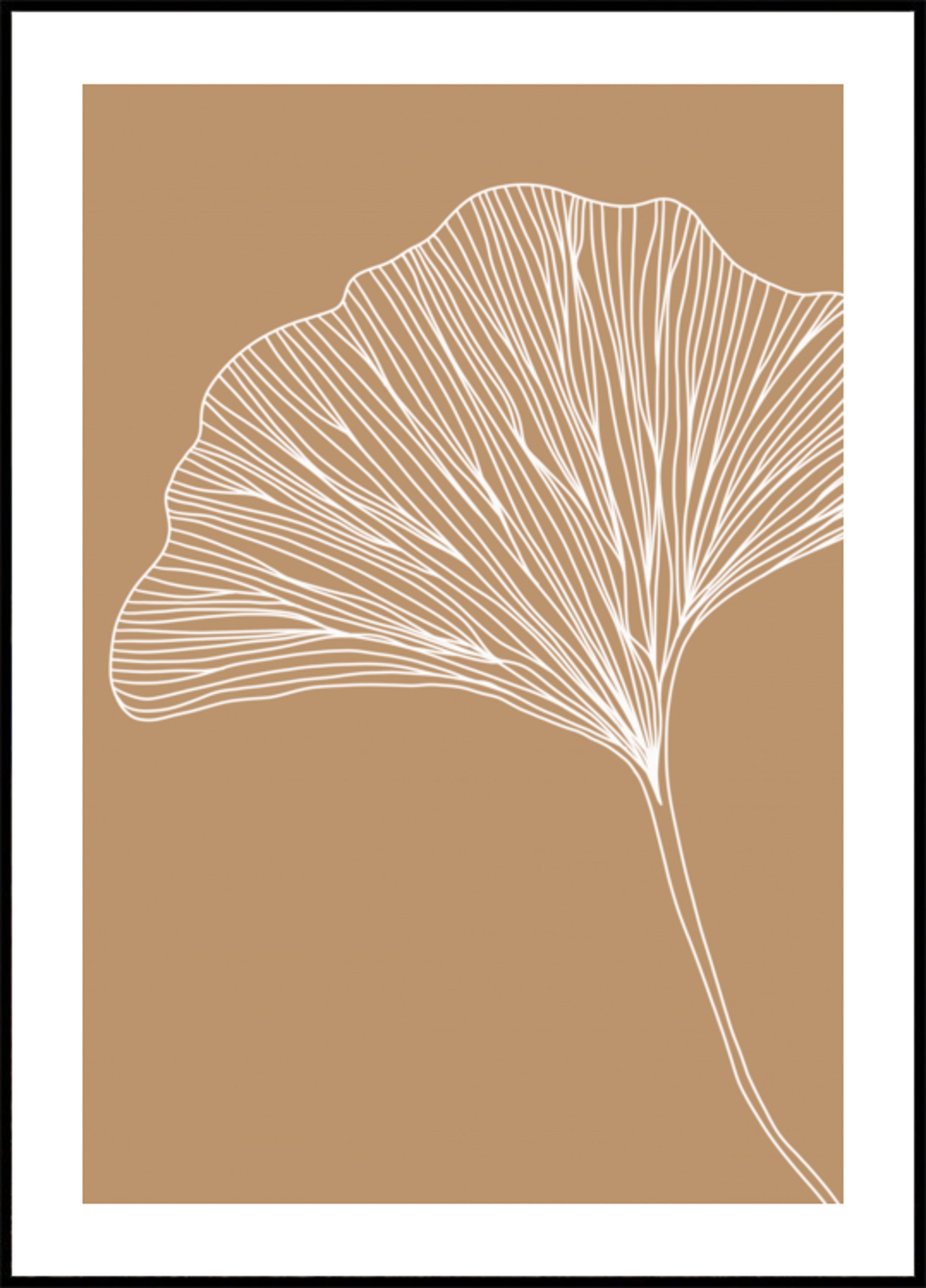 Elegáns Ginkgo levél