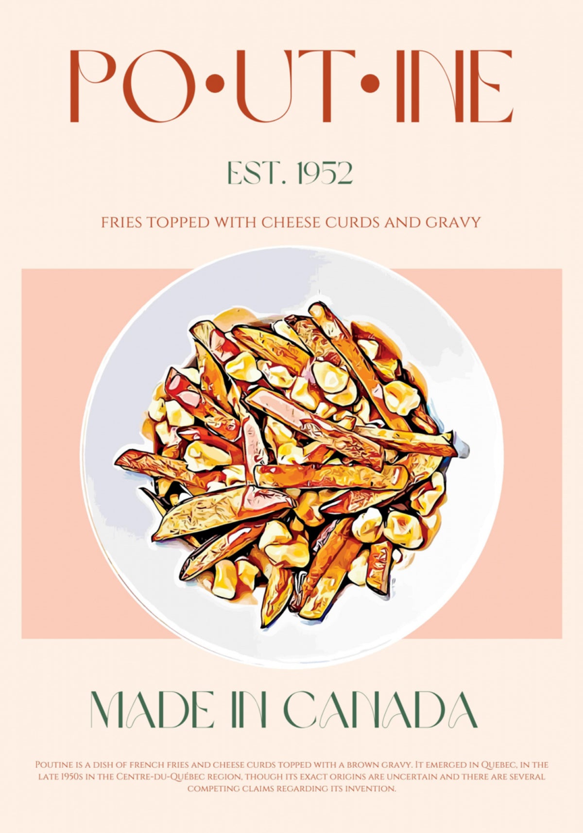 Klassikaline Kanada Poutine
