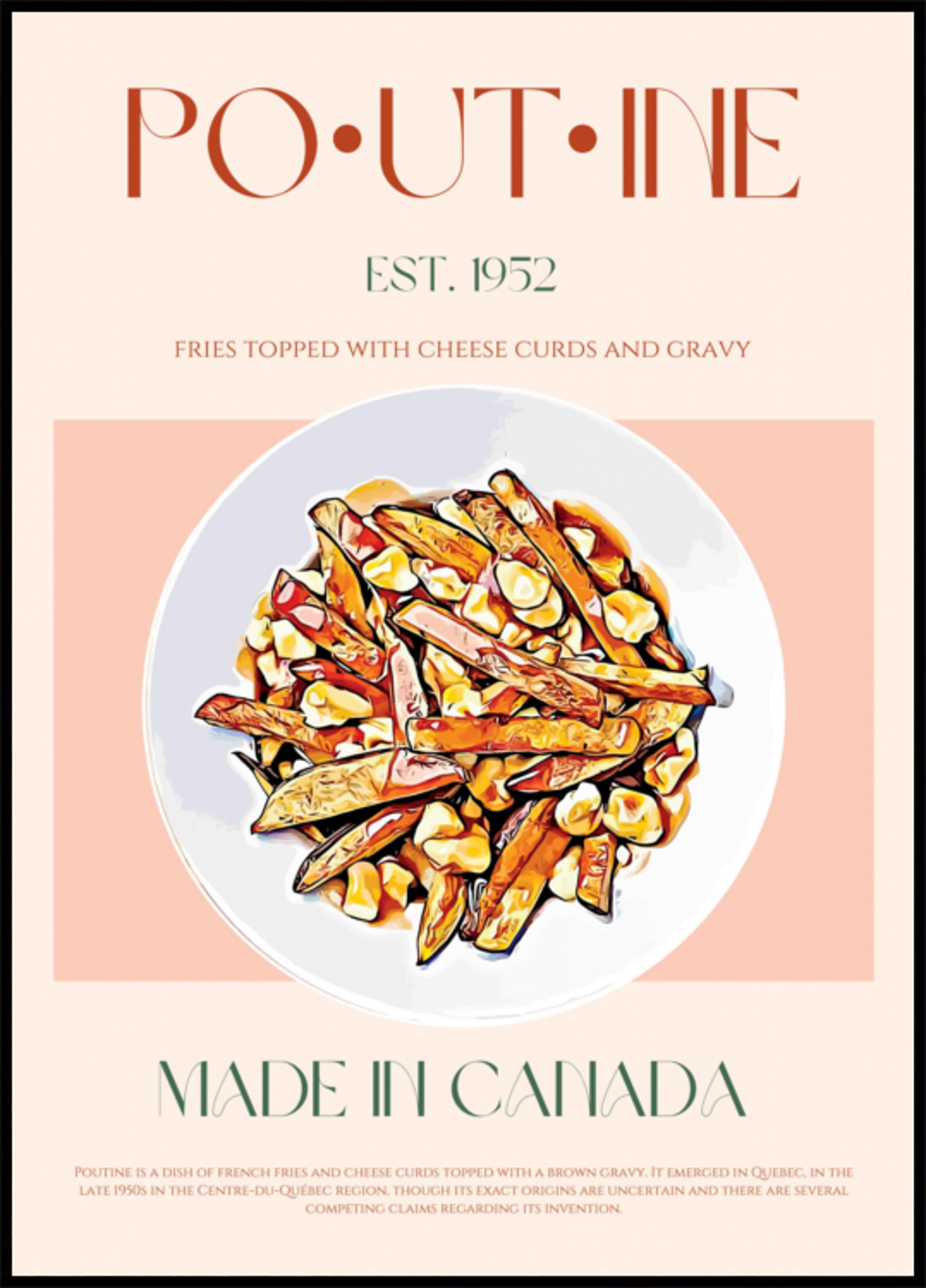 Klassikaline Kanada Poutine