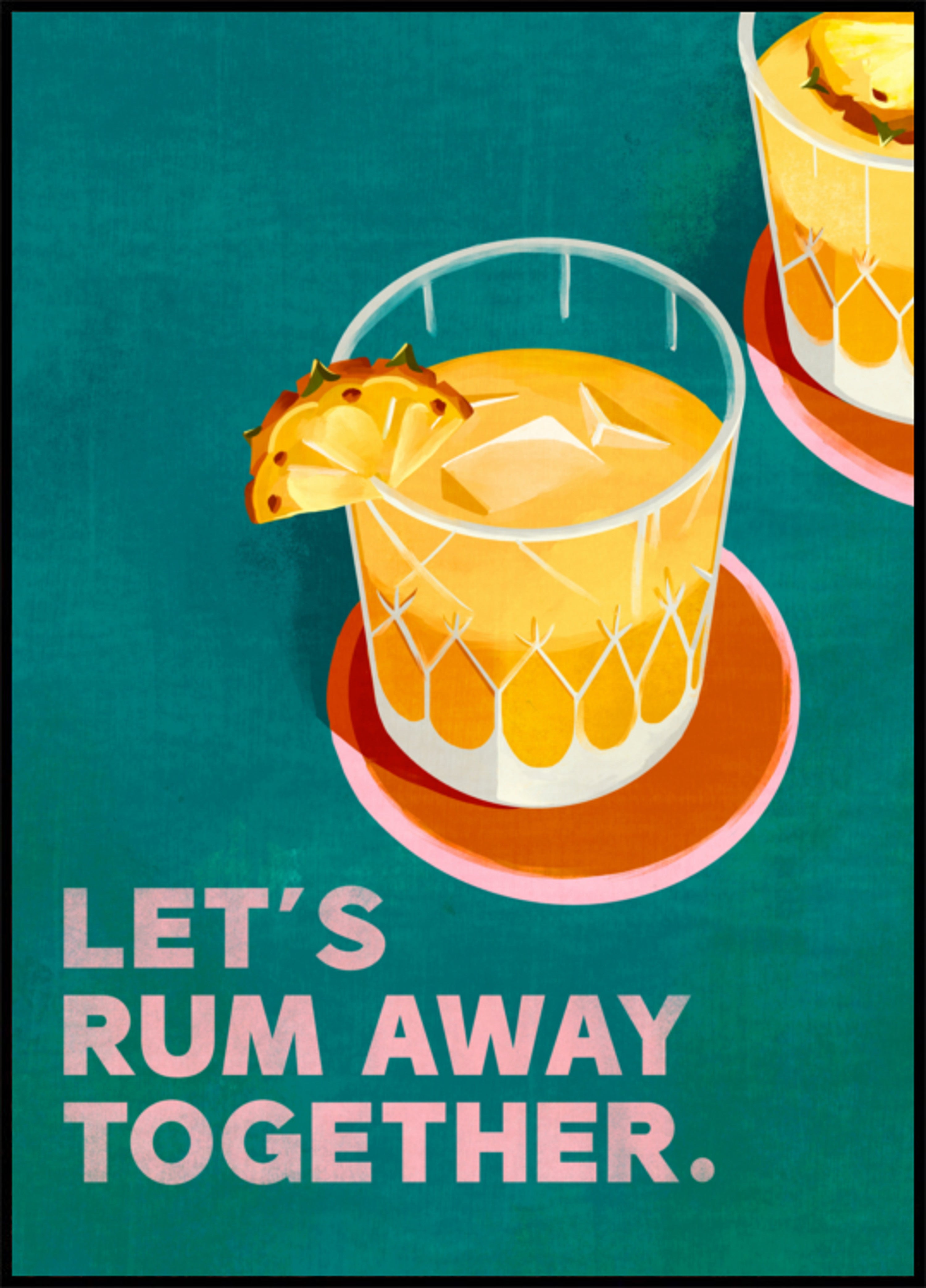 Rum Away Beach Bar kokteilių menas