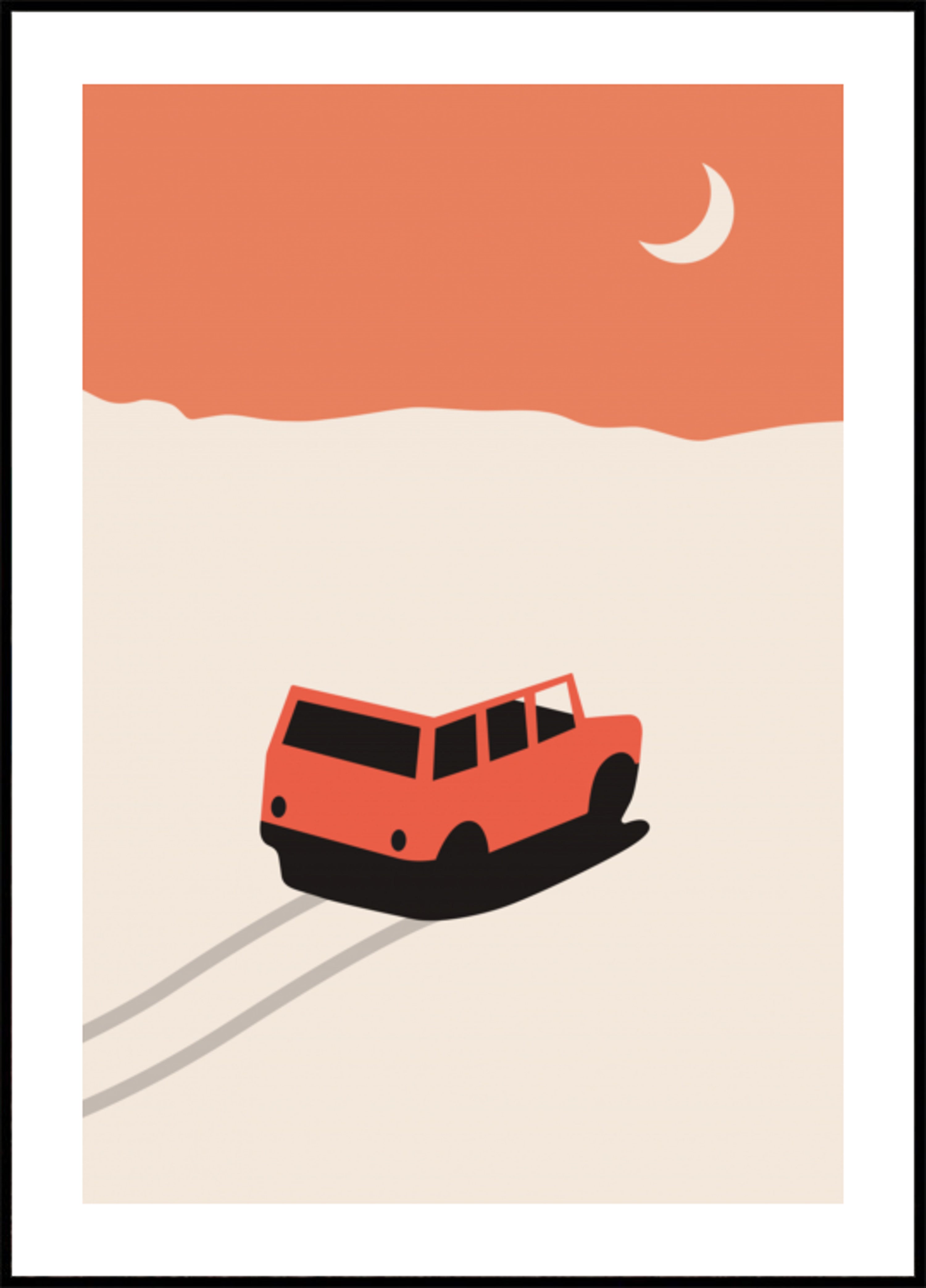 Moonlit Wüst Road Trip